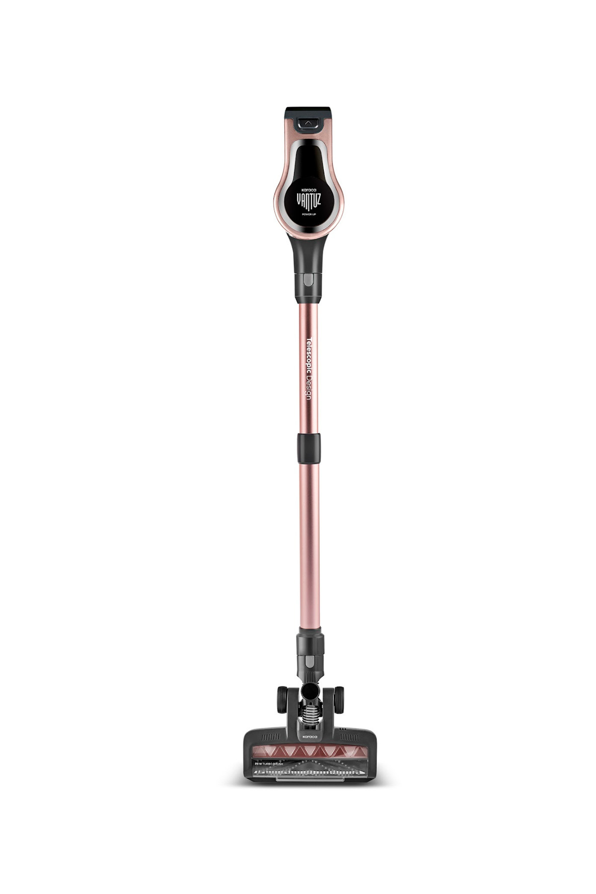 Karaca Vantuz Power Up Telescopic Dikey Süpürge Rosegold 350 W