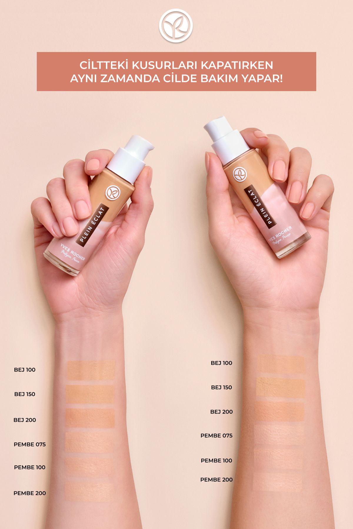 Yves Rocher-Detox Effect Radiance Foundation - Beige 200 - 30 Ml-63817 5