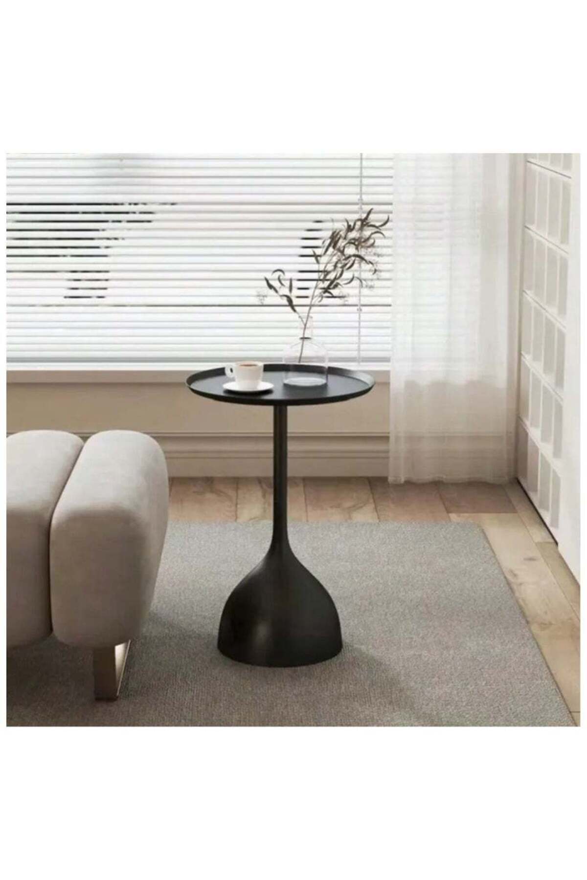 طاولة قهوة كراون هوم، تصميم دائري بسيط