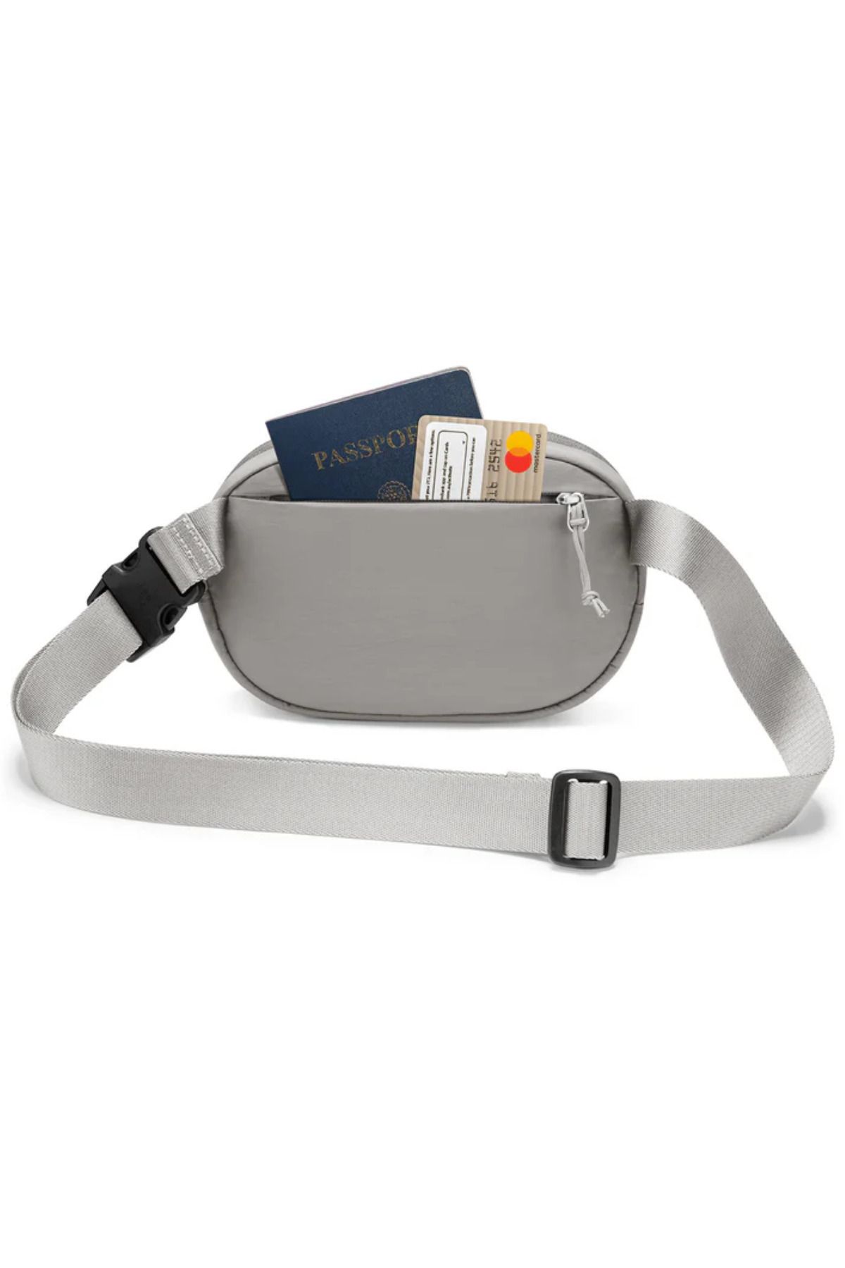 Tomtoc-Slingbean T32 Gray 1.5L Accessory Waist and Shoulder Bag Rfid Protection - with Keychain - T32S1G2 3