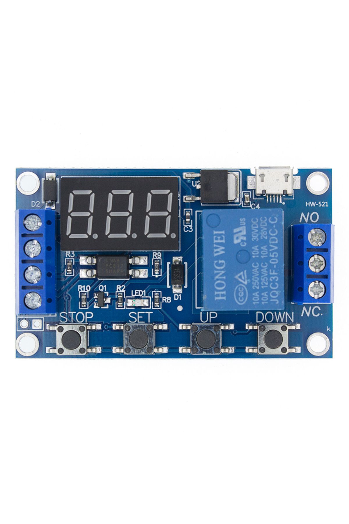 Choice-6-30V Relay Module Switch Trigger Time Delay Circuit Timer Cycle Adjustable 828 Promotion 7