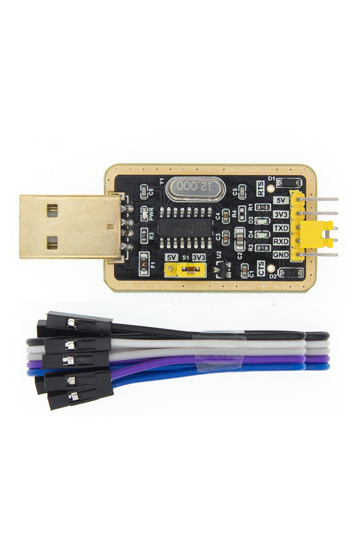 Choice-وحدة Ch340g-2 Ch340g Ch340e وحدة محول USB إلى TTL وحدة UART Ch340 3.3 فولت 5 فولت 1