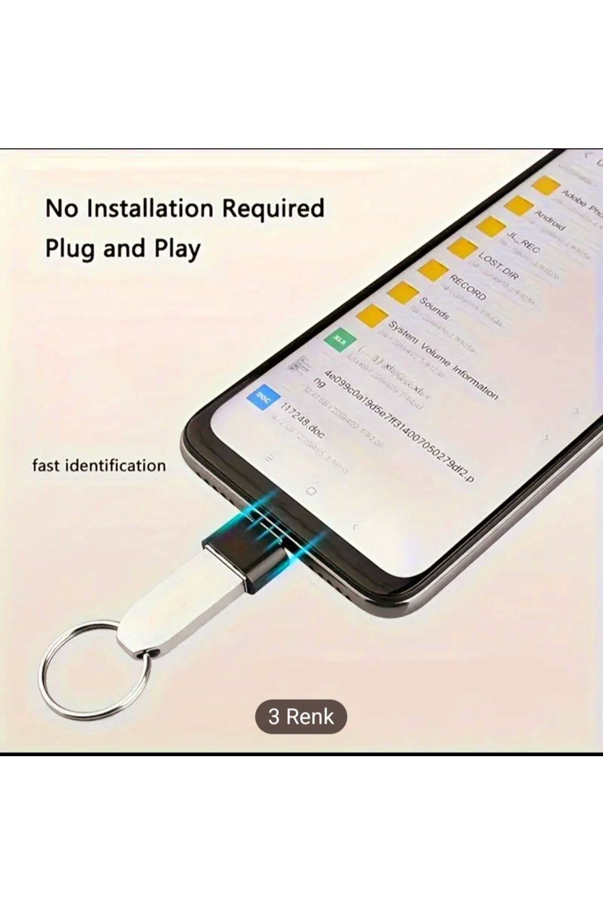 HUXBEE Usb A To Type C Usb C Dönüştürücü Data Veri Şarj Aktarımı