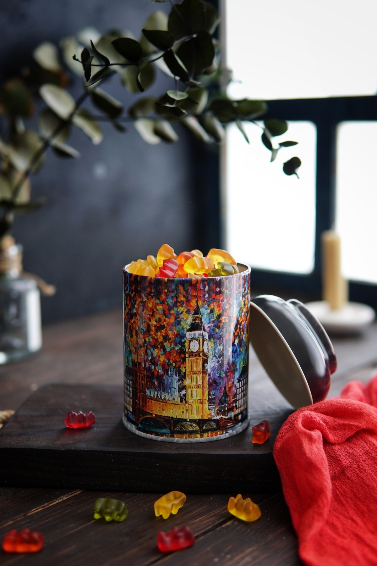Ef080-01 Afremov Big Ban Pattern Spice Shaker 0,6 Lt