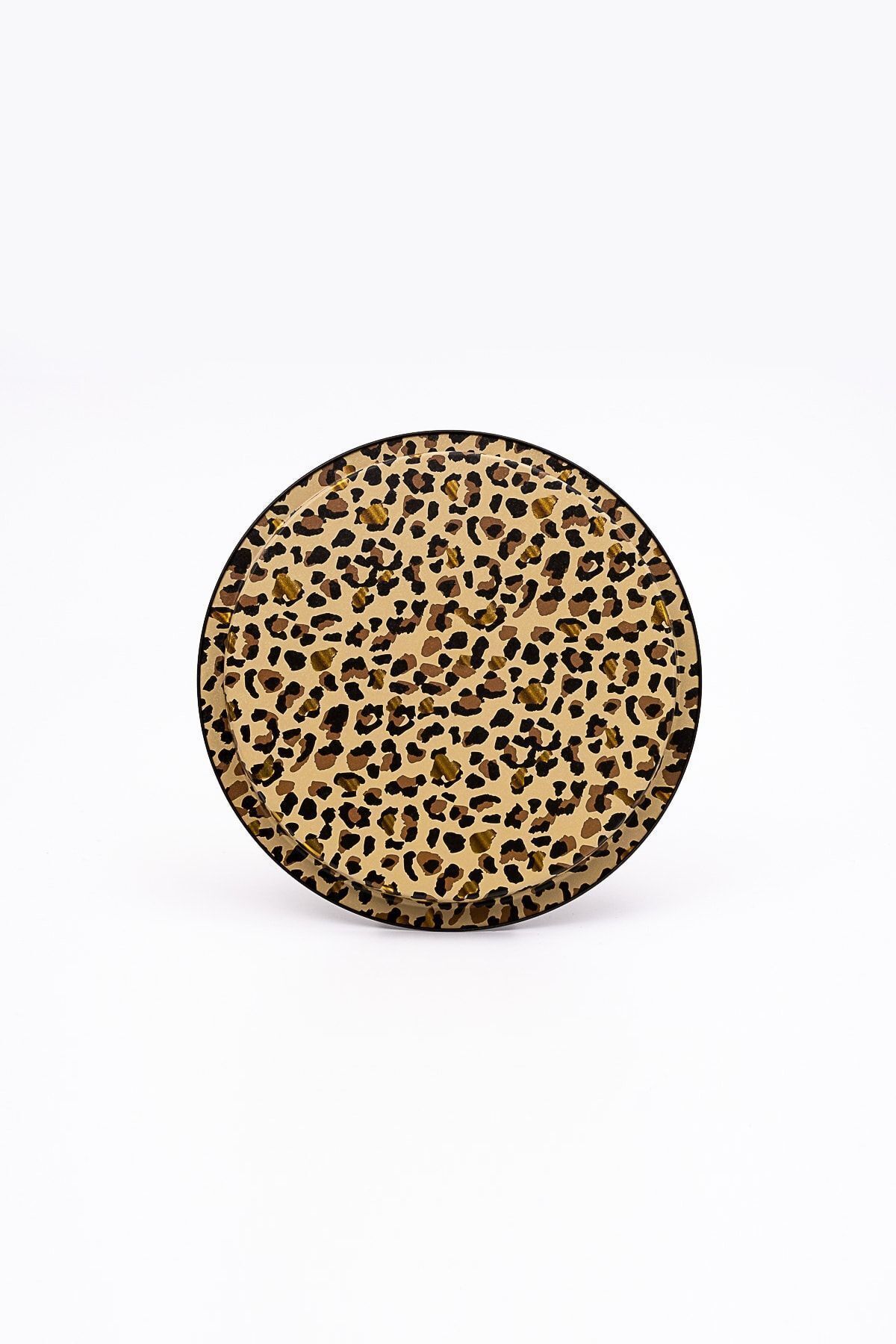 EVLE-Ee197-v4 Leo Patterned Round Tray 32 Cm 4