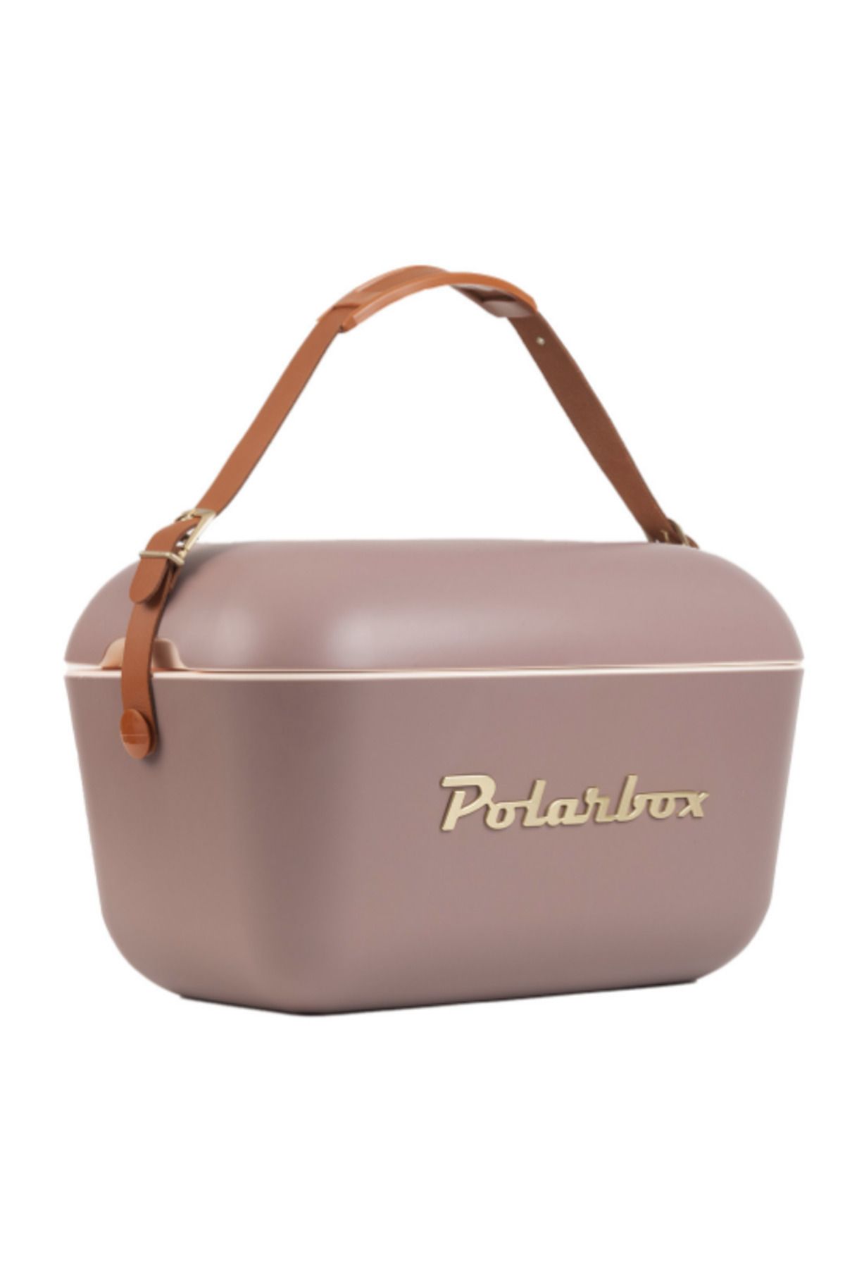 Polarbox-Polarbox® Retro Ice Box Mauve - Gold 12L 4
