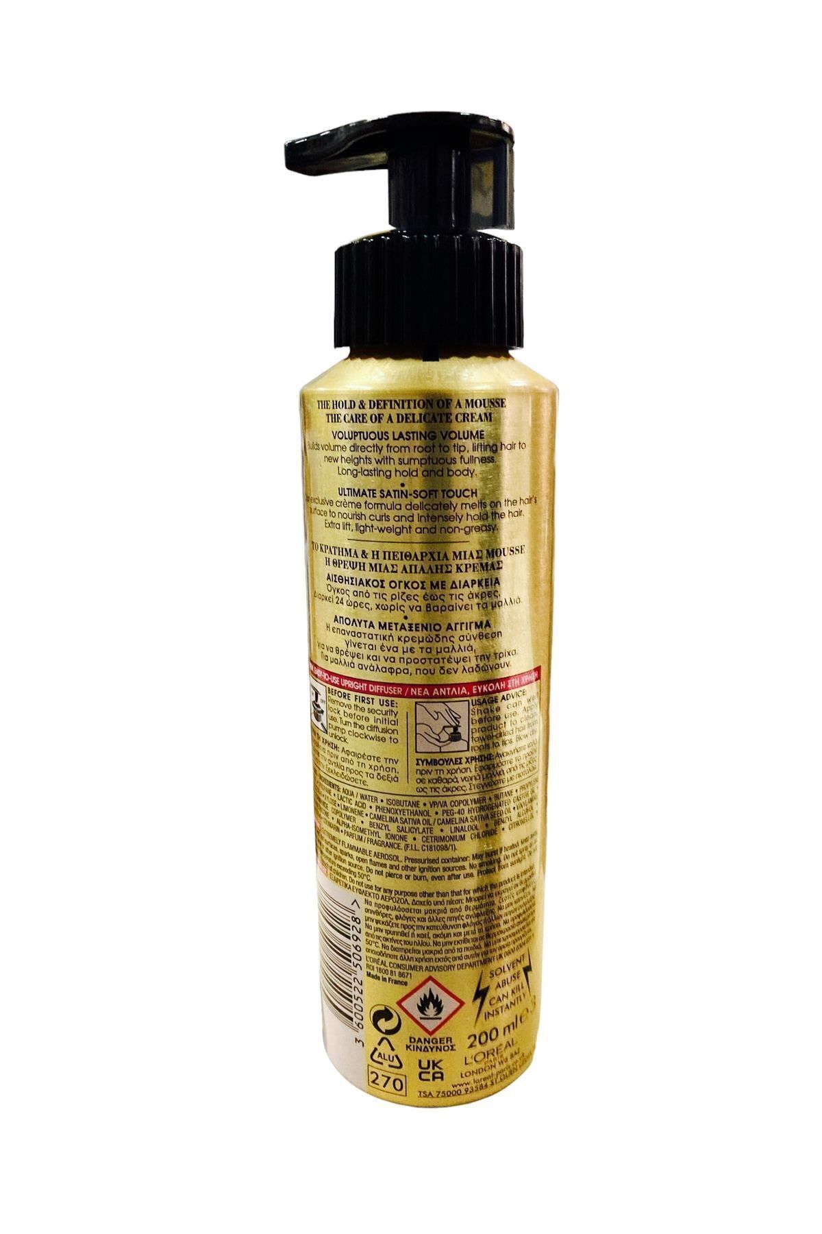 Elnett Satin Güçlü Tutuş Hacim Veren Köpük 200 ml — TYCKKGXMWN171139809645990 — تصویر 4 از 4