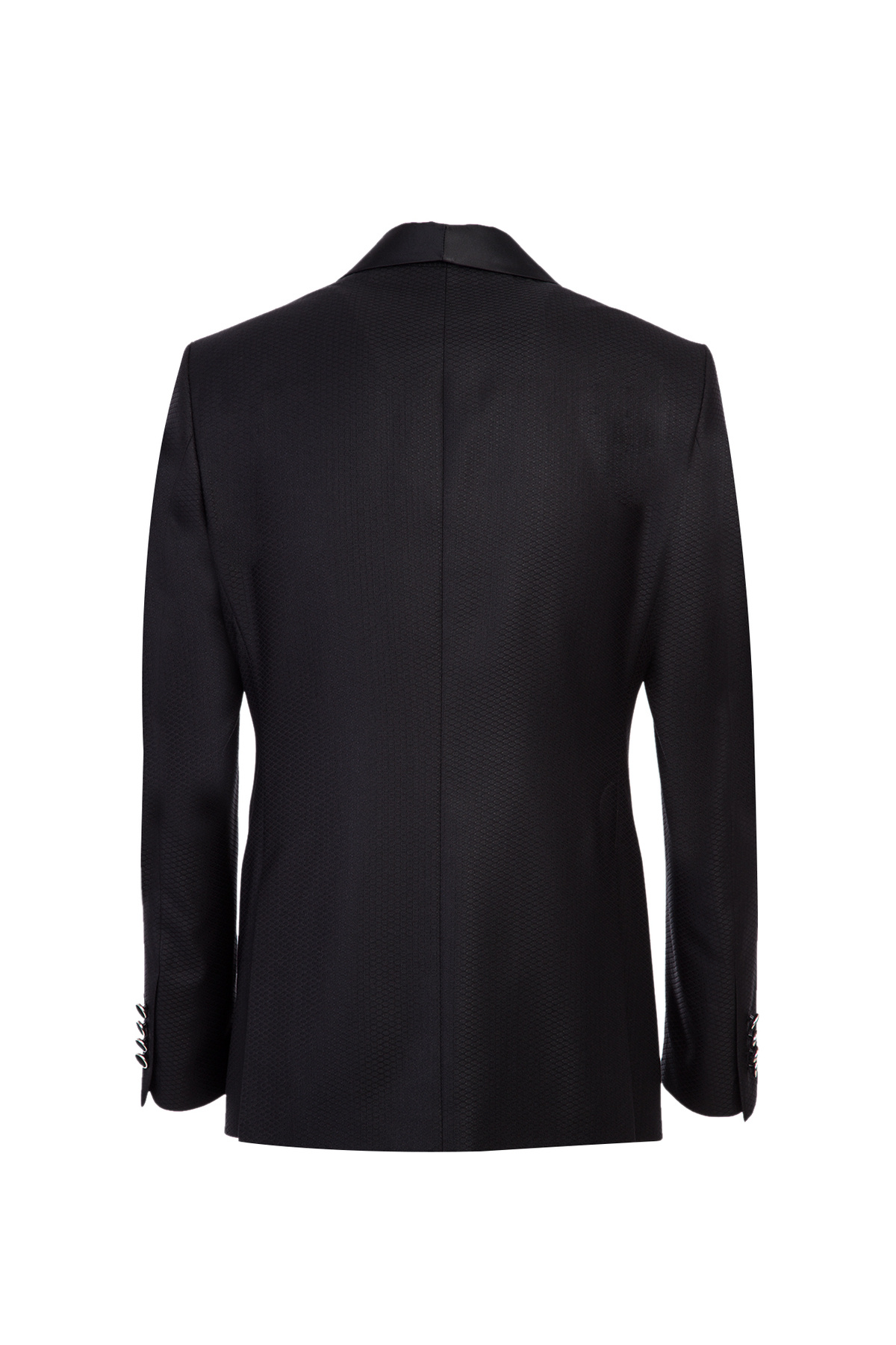 Abdullah Kiğılı-Slim Fit Slim Fit Shawl Collar Patterned Tuxedo & Groom Dress 3