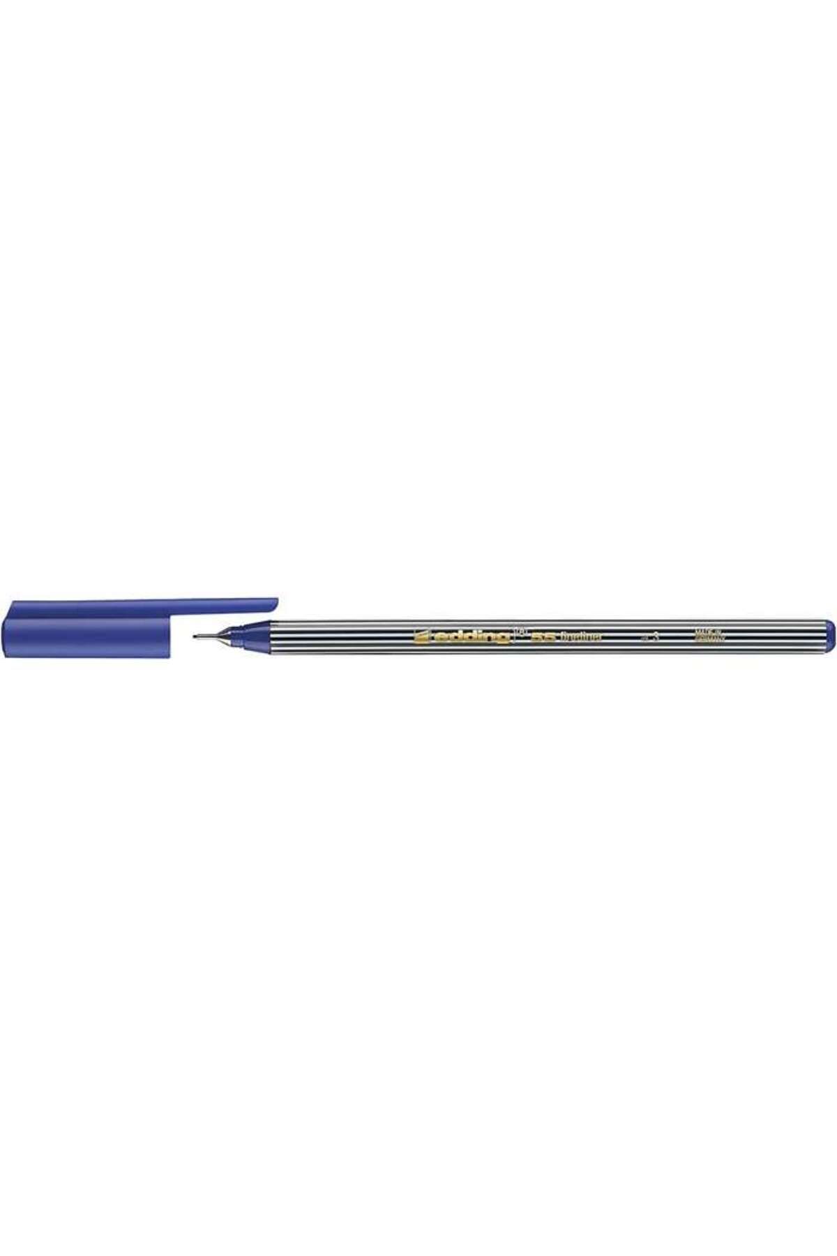 Edding-Blue Fineliner Pen - 0.3mm 55 Model 1