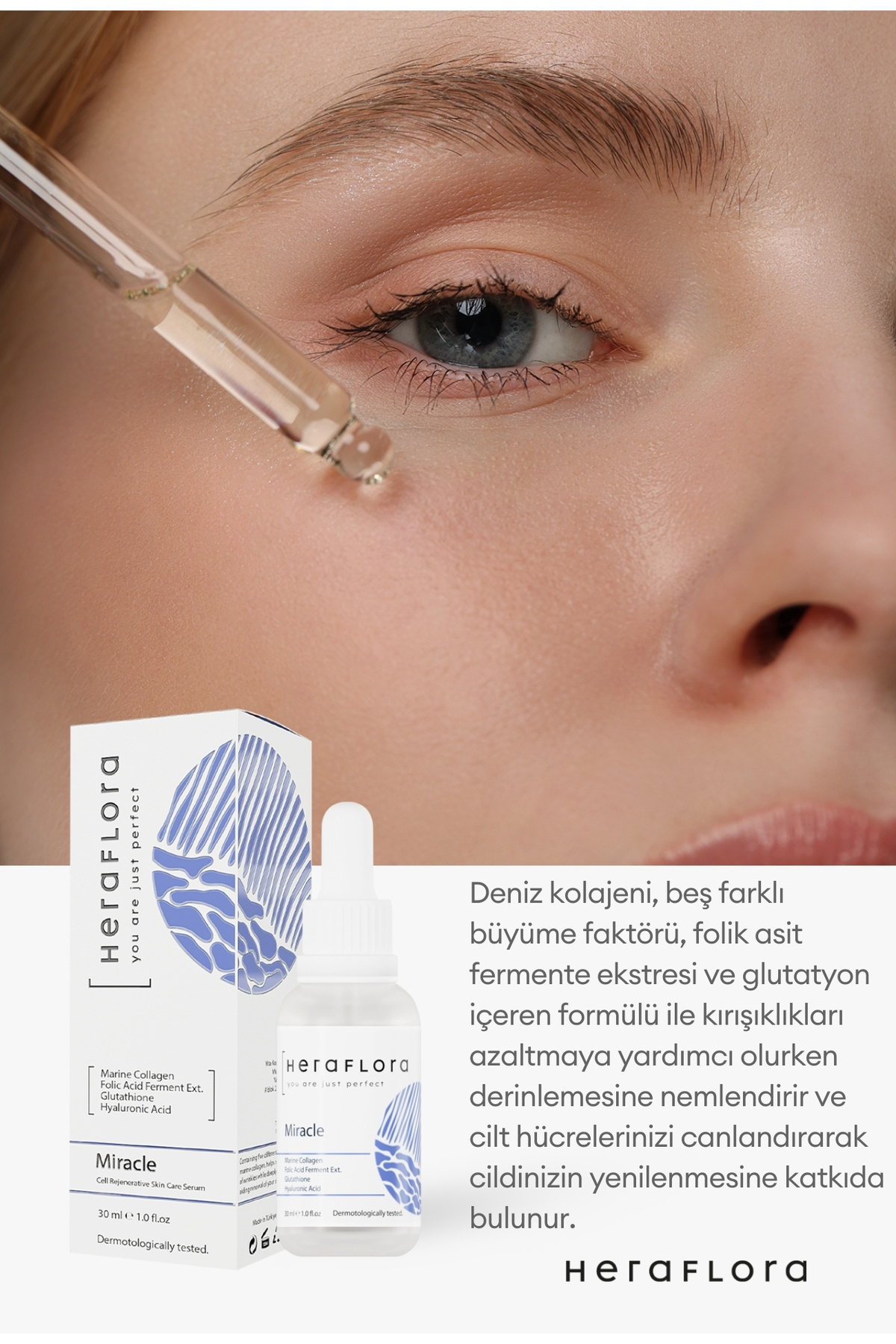 Kolajen, Peptit, Canlandırıcı, Yenileyici Yaşlanma Karşıtı Cilt Serumu 30 ml — 8684704334054 — تصویر 6 از 7