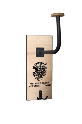 cave Tekli Kask Askılığı - -helmet Hair We Dont Care - Safir Meşe Desen-