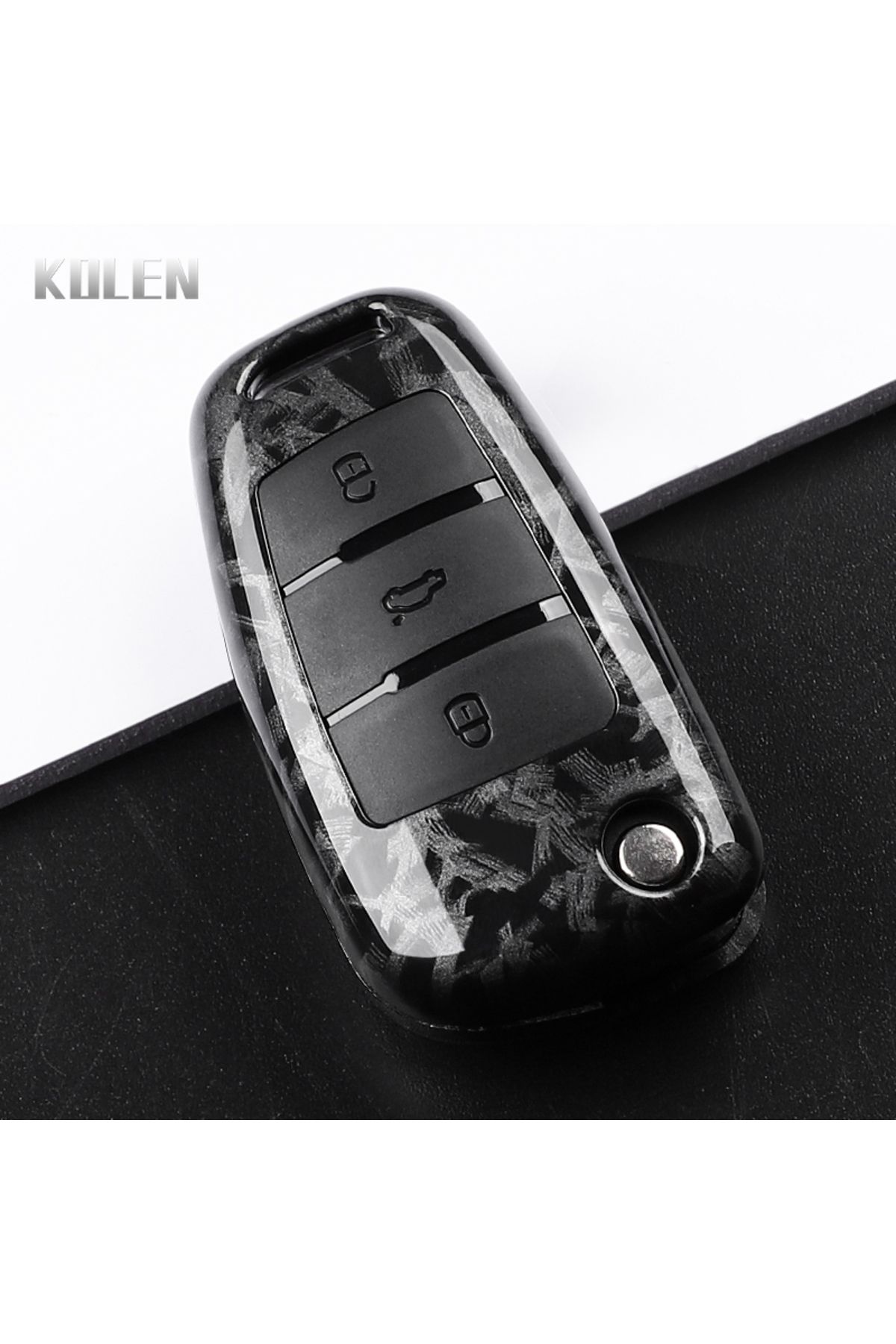 Choice-F-carbon Abs Carbon Fiber Car Key Case Cover For Audi A1 A3 A4 8p 8l 8v A5 B6 B7 A6 A7 C5 C6 Q3 Q5 Q 1