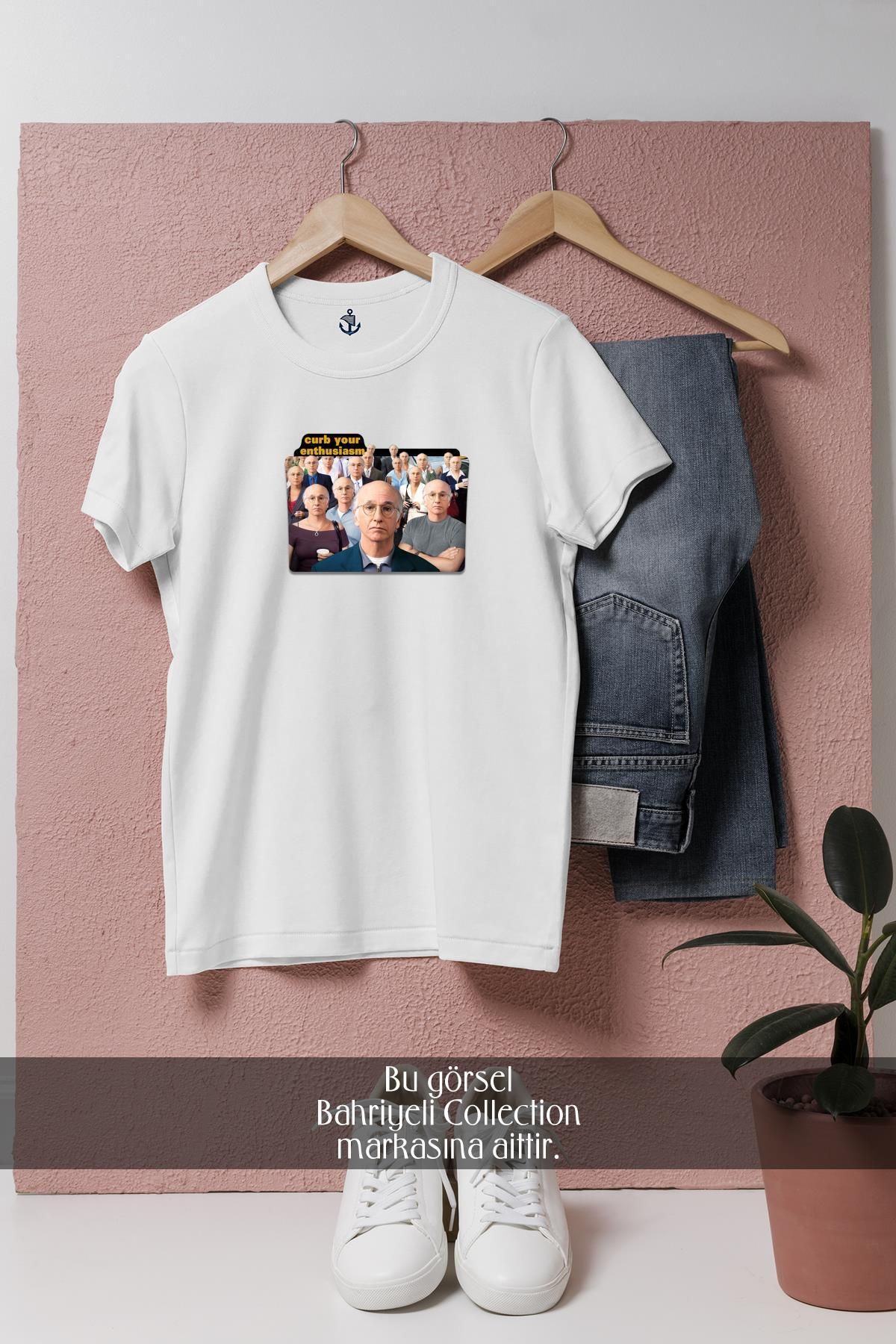 Bahriyeli Collection Oversize Curb Your Enthusiasm Series Tasarımlı Unisex T-Shirt