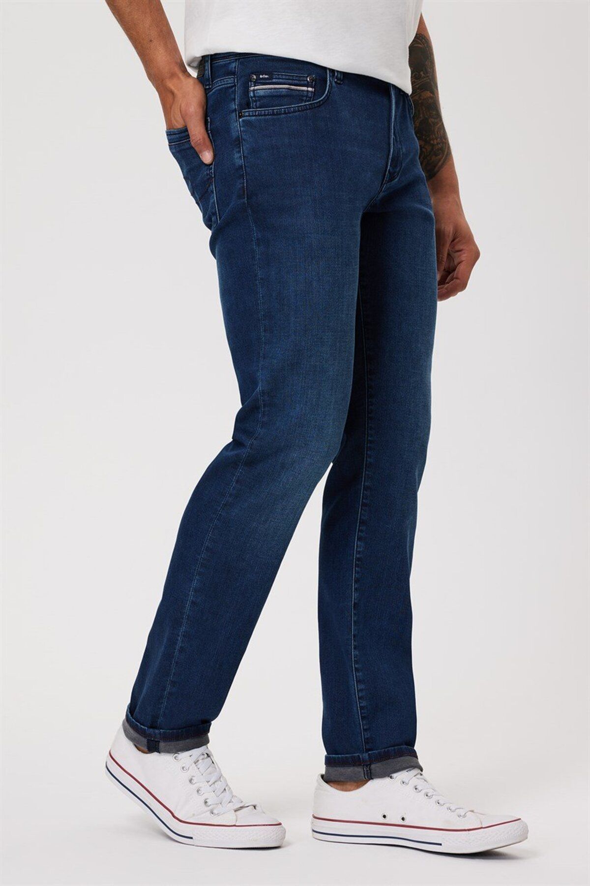 شلوار جین آبی مردانه جگر Judas Blue Od Lee Cooper