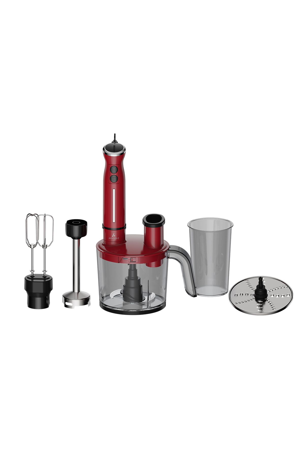 Aryıldız-Red Multi Direction Food Processor 4