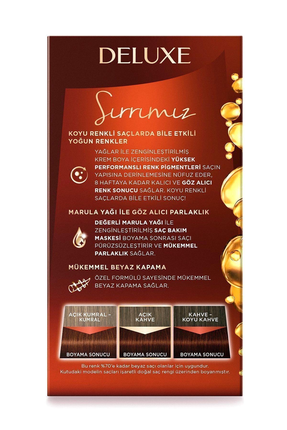 Deluxe Saç Boyası Yoğun Renkler 6-68 Karamel Kahve — قهوه‌ای PLTDLXBY — تصویر 4 از 8