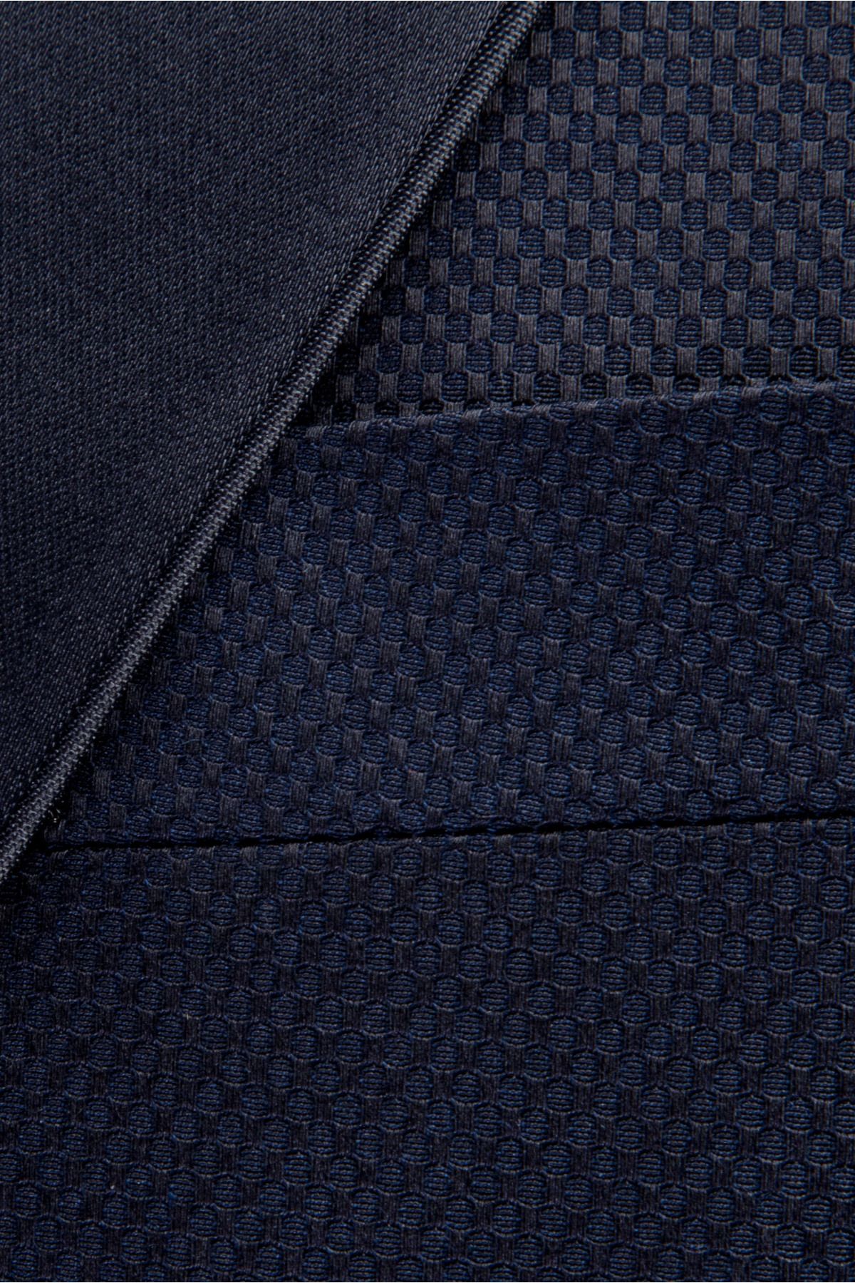 Kiğılı-Slim Fit Slim Fit Mono Collar Patterned Tuxedo with Vest / Groom Suit 7