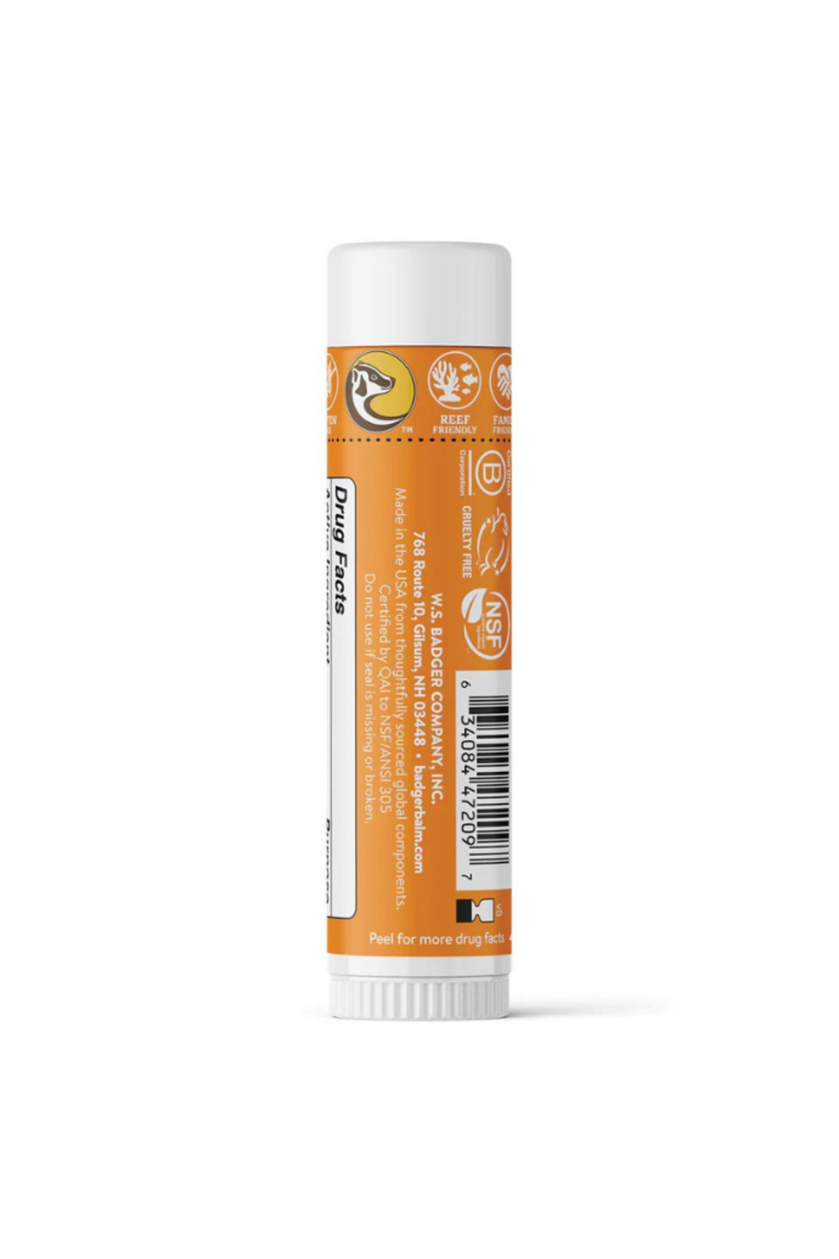 Badger Clear Zinc Spf 35 Çocuk Kolay Sürülen Stick Güneş Kremi Vanilya ve Mandalina Yağlı fotoğrafı 2 (önizleme)