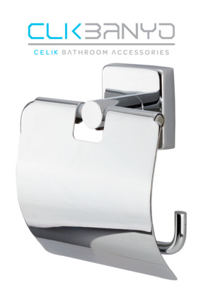 ÇELİK BANYO Vizyon Kapaklı Kağıtlık Pirinç Malzeme ( 10 Yıl Garantili )