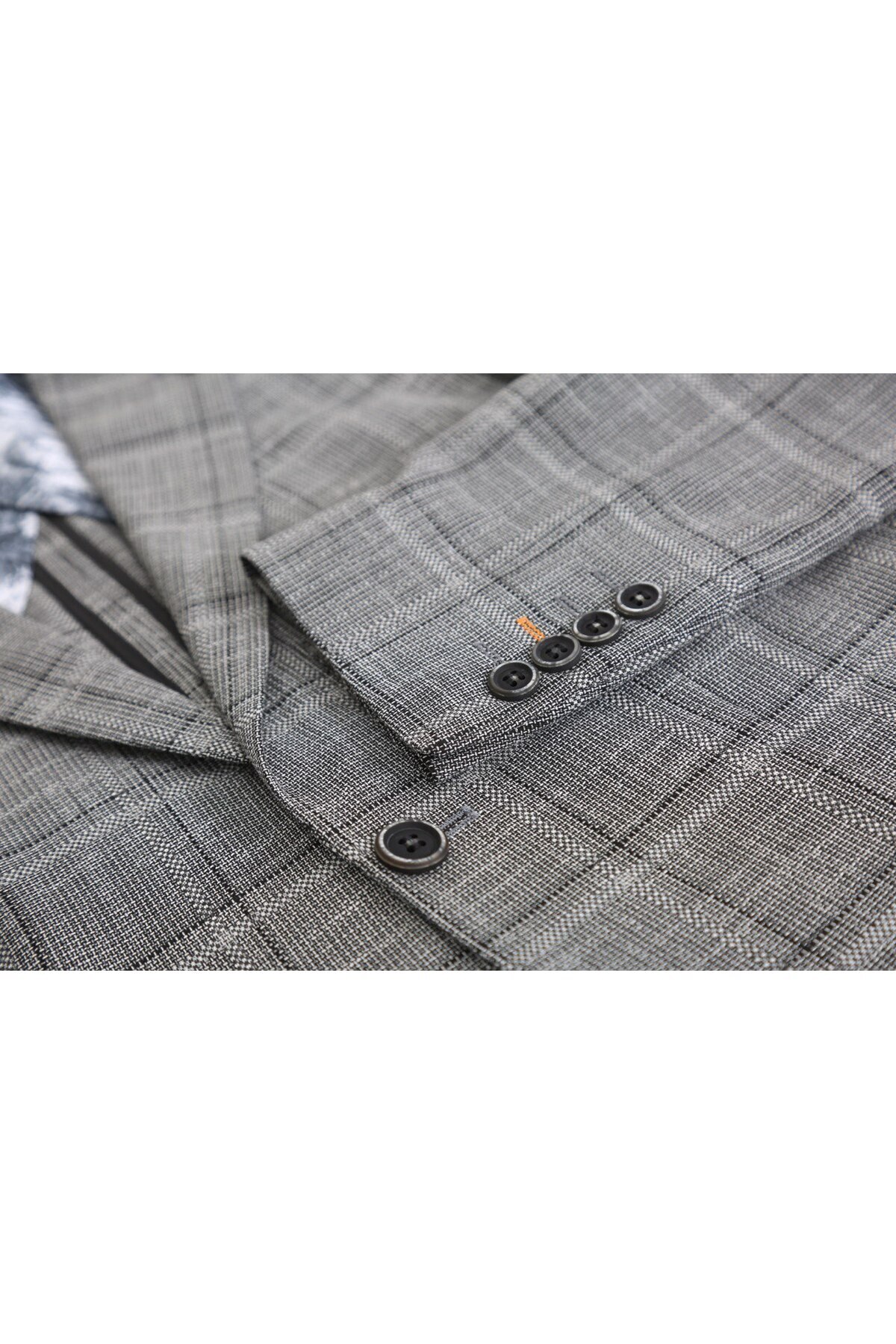 ACTUAL  Slim Fit Blazer Tek Ceket 7148-1 R1 Siyah - Görsel 8