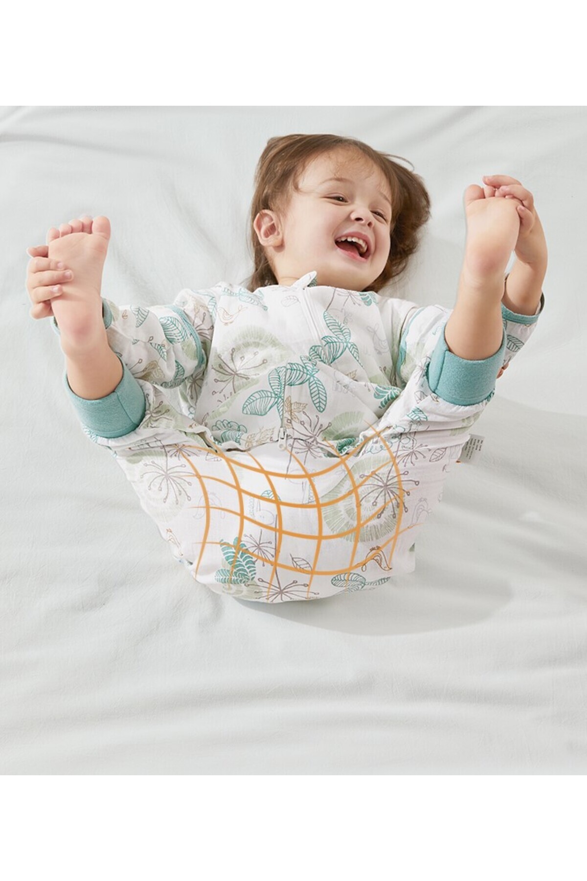 naynes-Baby, Child Summer Sleeping Bag, Footed Romper, 100 % Organic Cotton, 0.5 Tog. 5