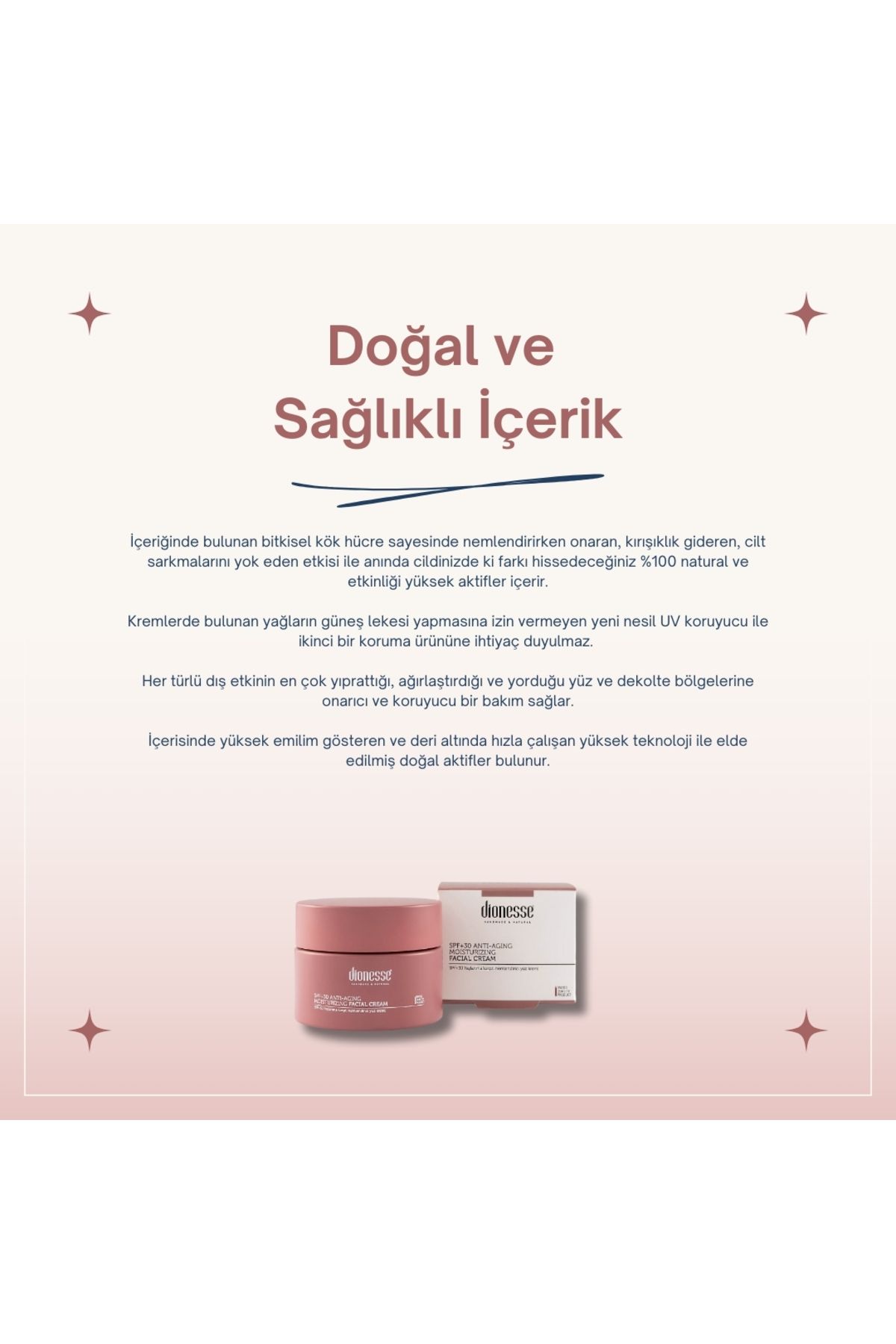 dionesse-Moisturizing Spf 30 Day Cream 50 ml - Intensely Moisturizing and Skin Supporting Sunscreen 6