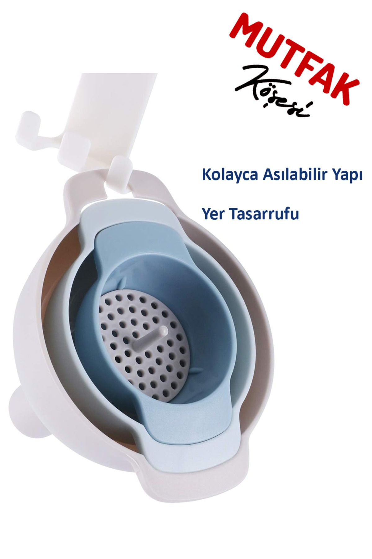 Mutfak Köşesi-Fiori Practical 4-Piece Funnel Set: 3 Size Funnels and 1 Strainer - Funnel Set with Strainer 3