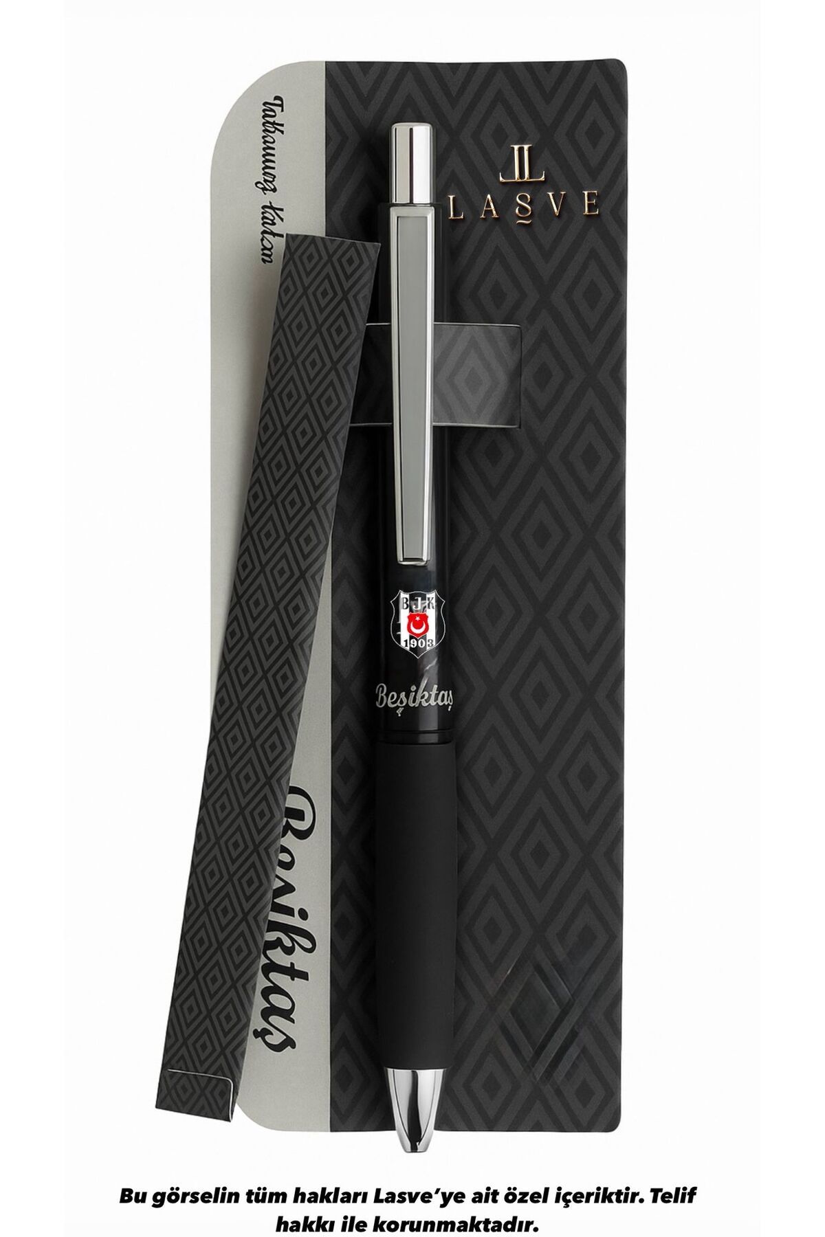 Beşiktaş-Licensing Hybrid Ink Mechanical Ball Point Pen with Refill Nib 1