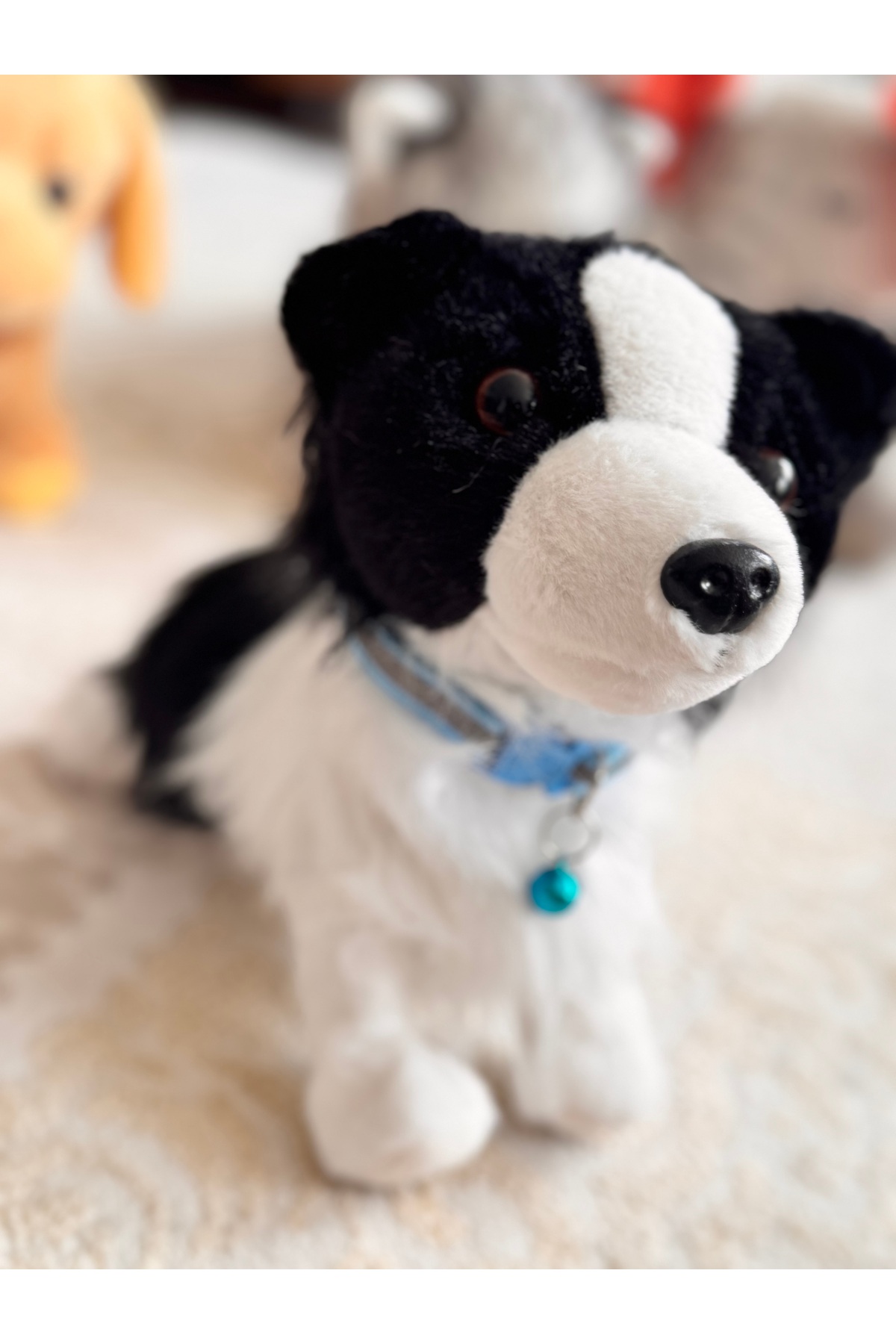 Happy Toys Müzikli yürüyen ses tekrarı yapan dokununca miyavlayan sese duyarlı büyük boy kumandalı kedi oyuncak fotoğrafı 4 (önizleme)