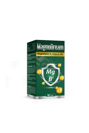 magnodream Magnezyum Complex & Vitamin B6 60 Tab. 250 mg Bisglisinat-Taurat-M...