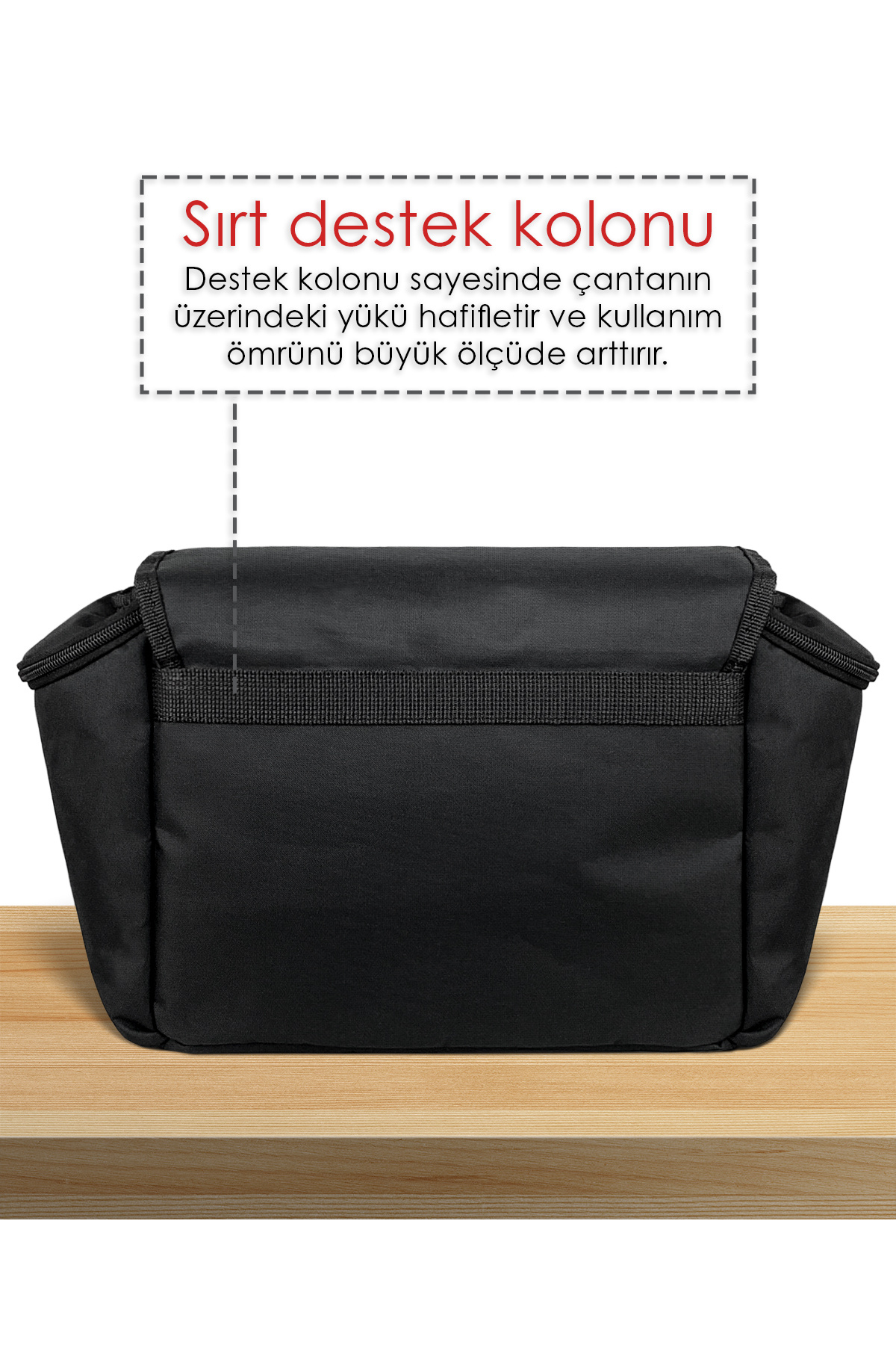 Stylo Stroller Bag Bebek Arabası ve Omuz Çantası X Pro Termos Bölümlü - Siyah fotoğrafı 7 (önizleme)