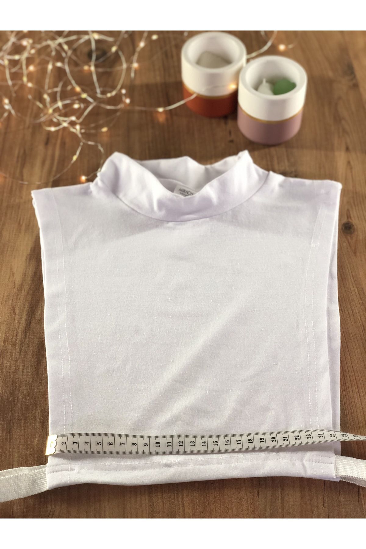 mirach 2’li Paket Balıkçı Yaka Kolsuz Boyunluk | Sıfır Kollu Tesettür Dekolte Kapatıcı Yumuşak Kumaş görsel 6