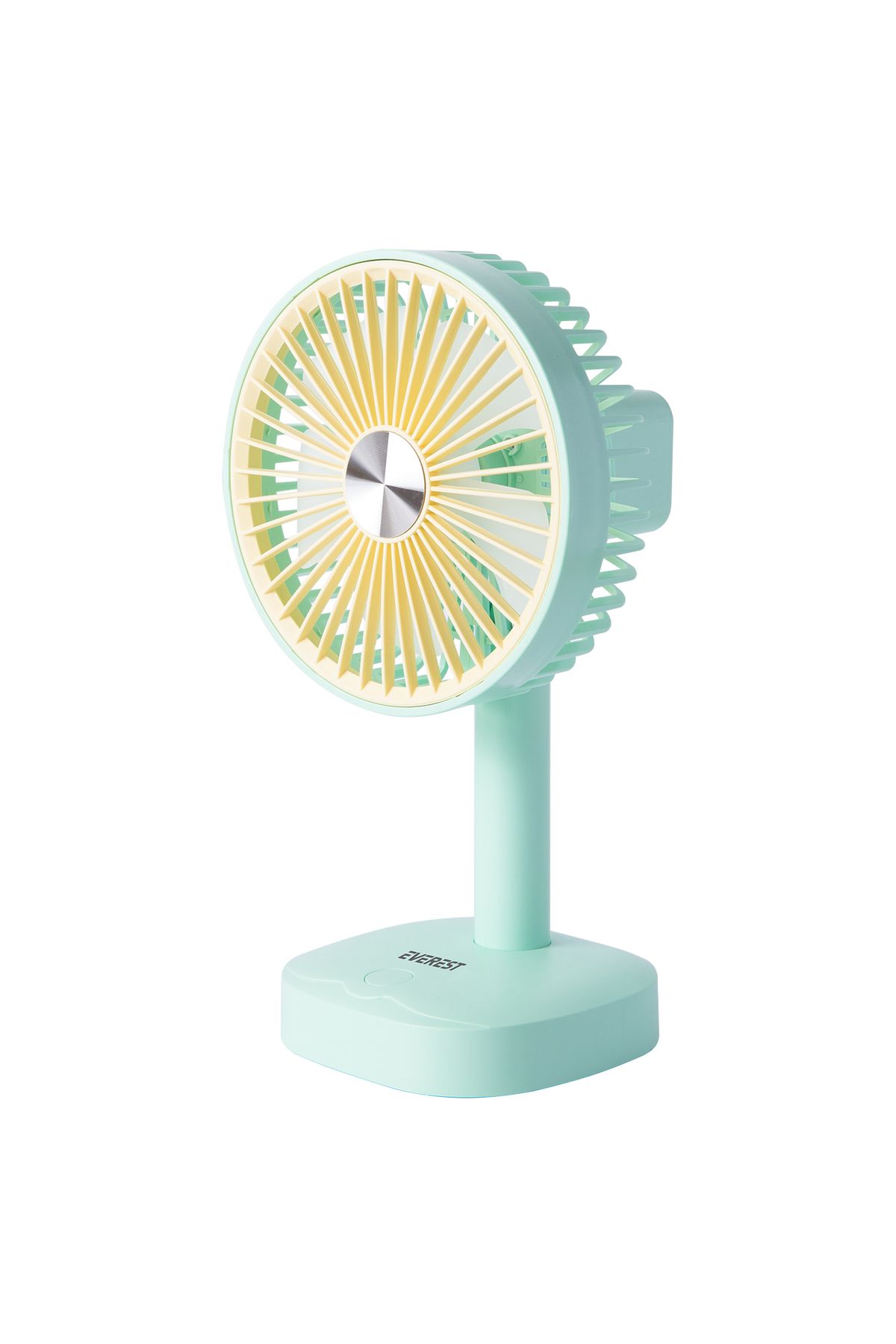 Everest EFN-510 Yeşil- Sarı 1200mAh 5 İnç 3 Hız Kademeli Dönebilen Masaüstü Usb Fan