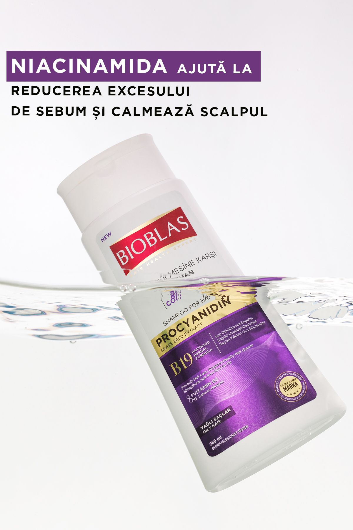 Bioblas-Șampon cu procianidină (PENTRU PĂR GRAS) 360 ml 3