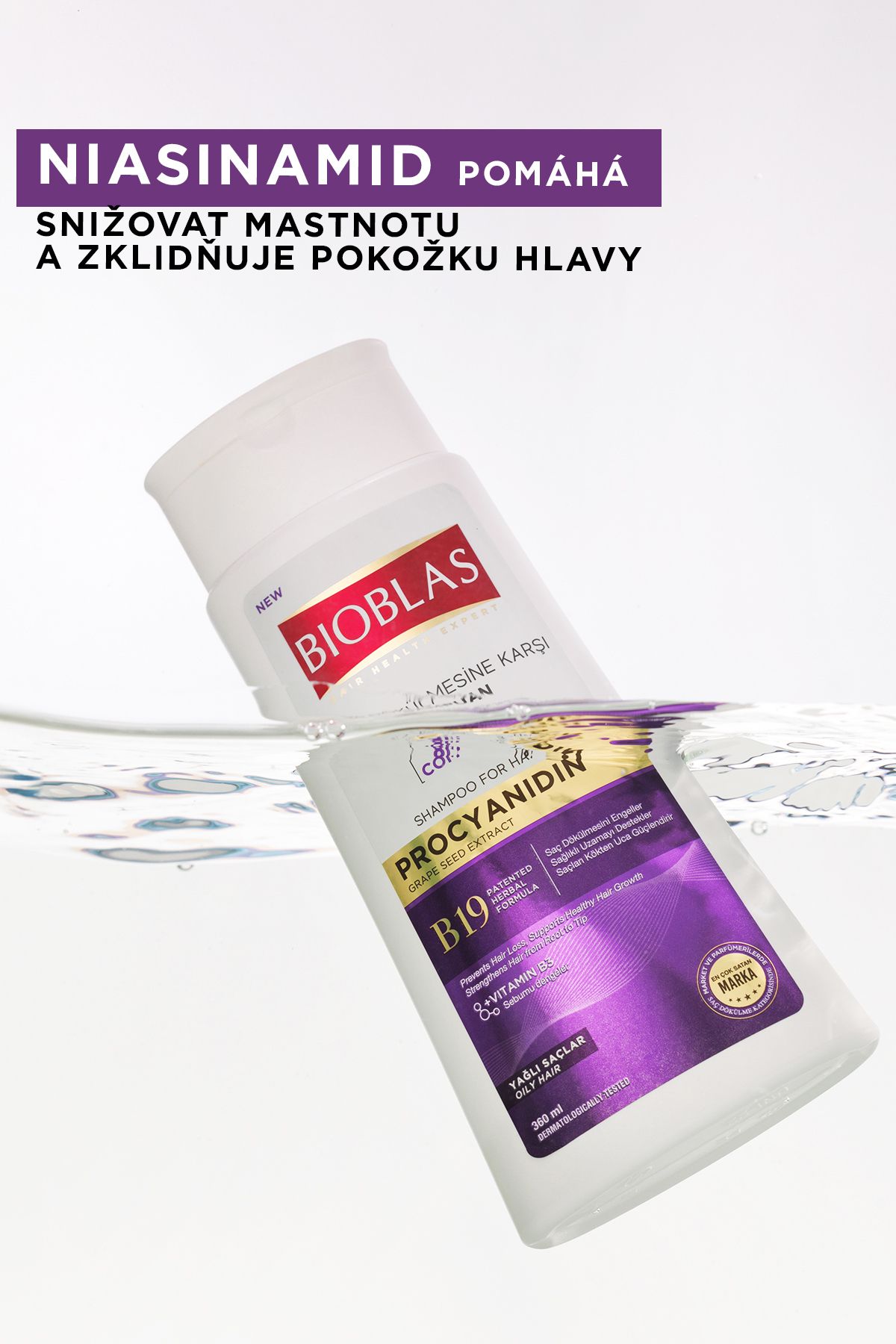 Bioblas-Prokyanidinový šampon (PRO MASTNÉ VLASY) 360 ml 3
