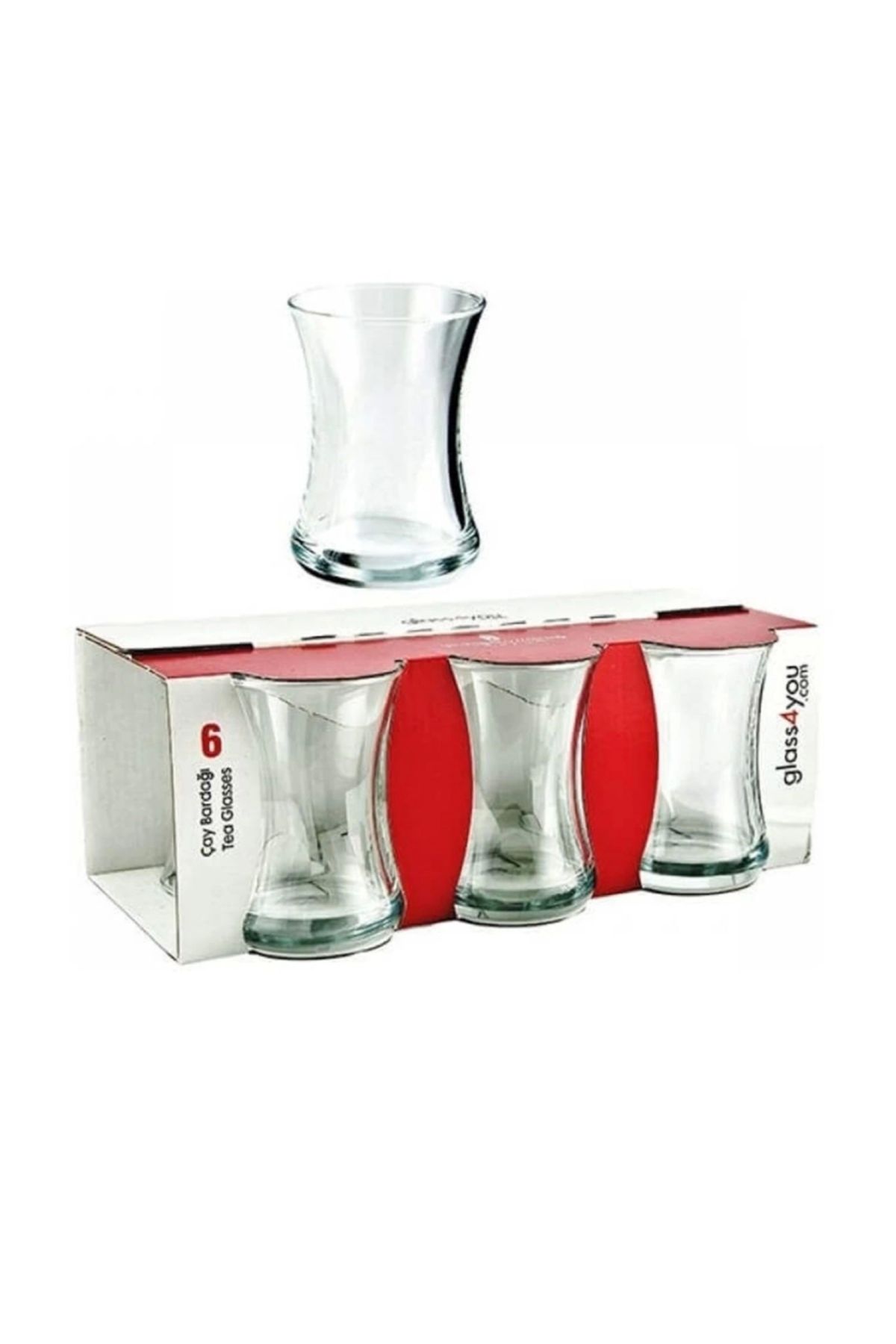 Paşabahçe-42361 كوب شاي بغطاء 160 سم مكعب، مجموعة من 6 قطع 3