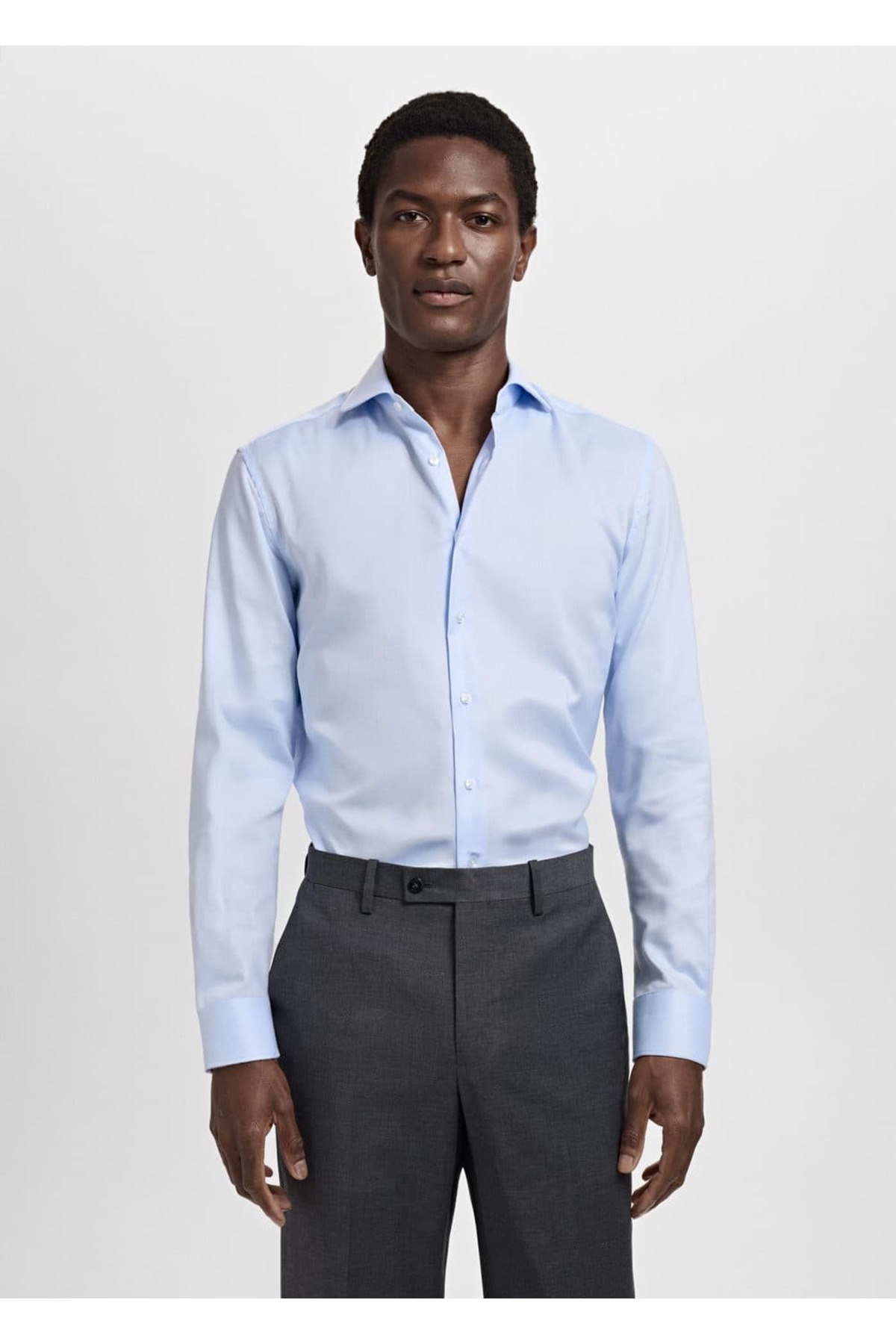 Dar kesim takım gömlek