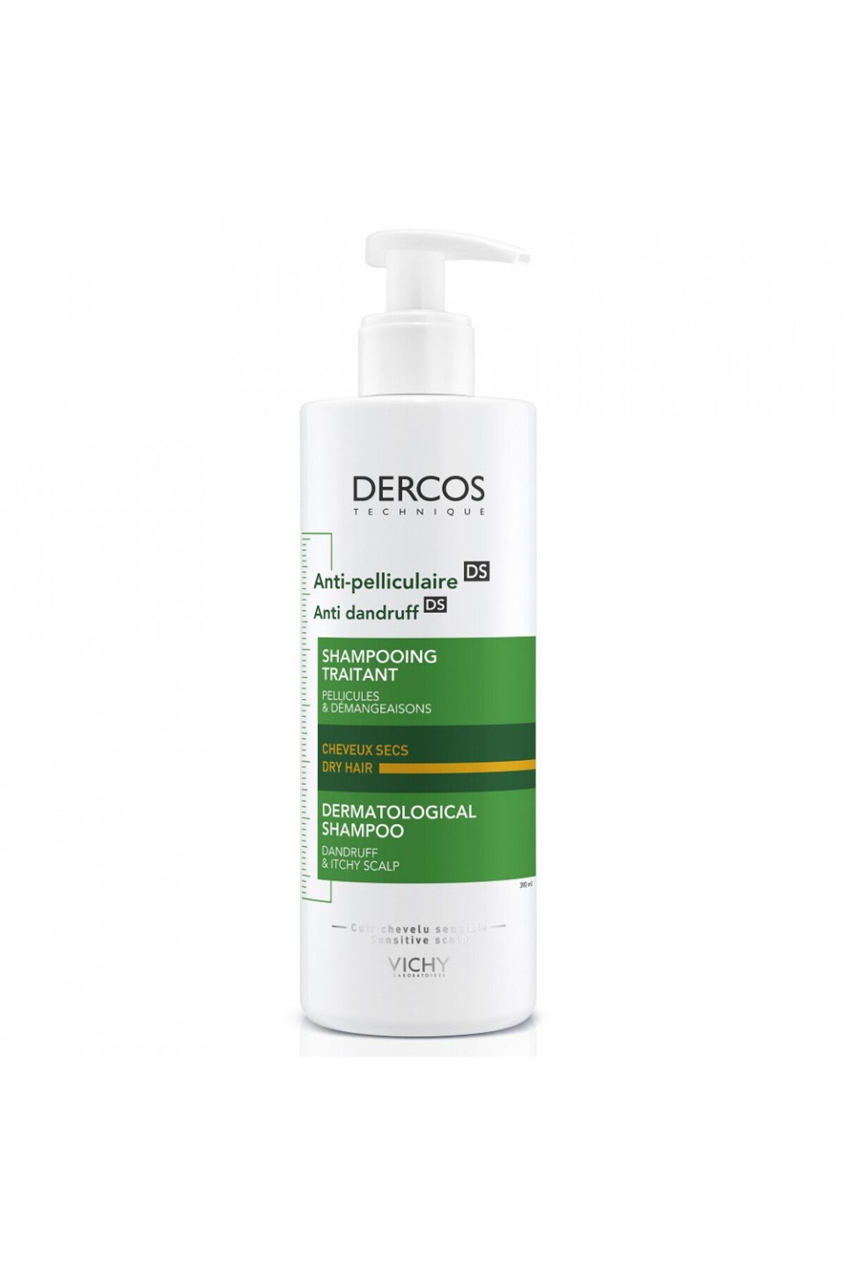 Vichy-Șampon anti-mătreață Dercos pentru păr normal și uscat, șampon, 400 ml 1