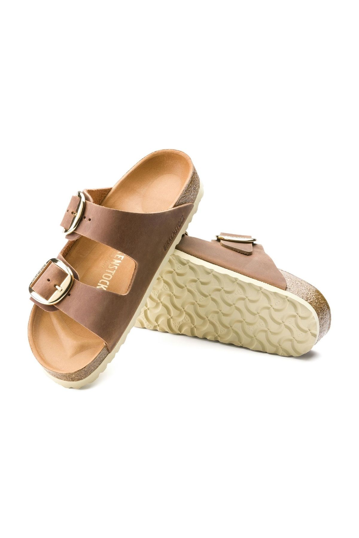 Birkenstock-Kapcie Arizona Big Buckle Cognac 3