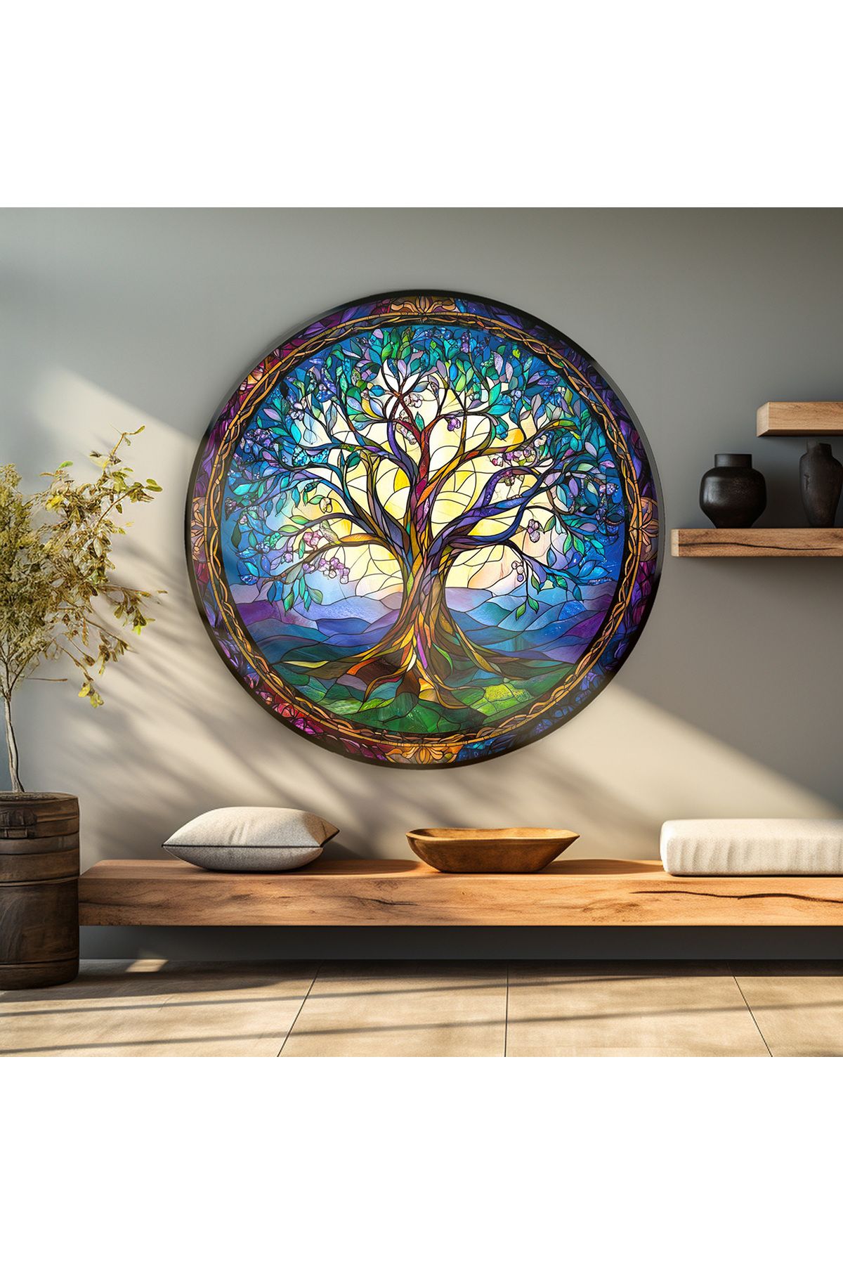 bds art sanatı evinize taşır Yaşam Ağacı Vitray Spektrum™ Stained Glass Serisi
