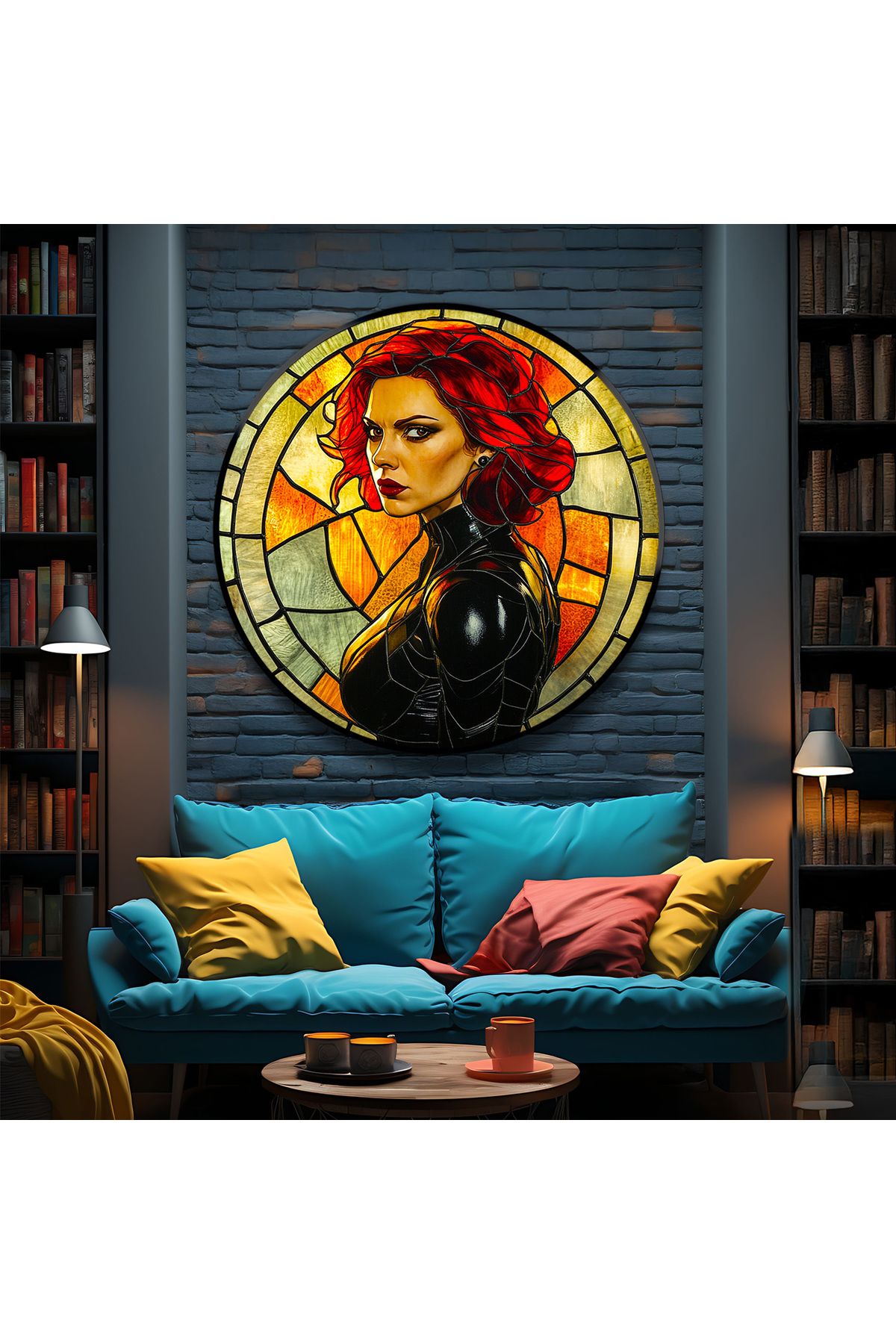 bds art sanatı evinize taşır Black Widow Vitray Spektrum™ Stained Glass Serisi