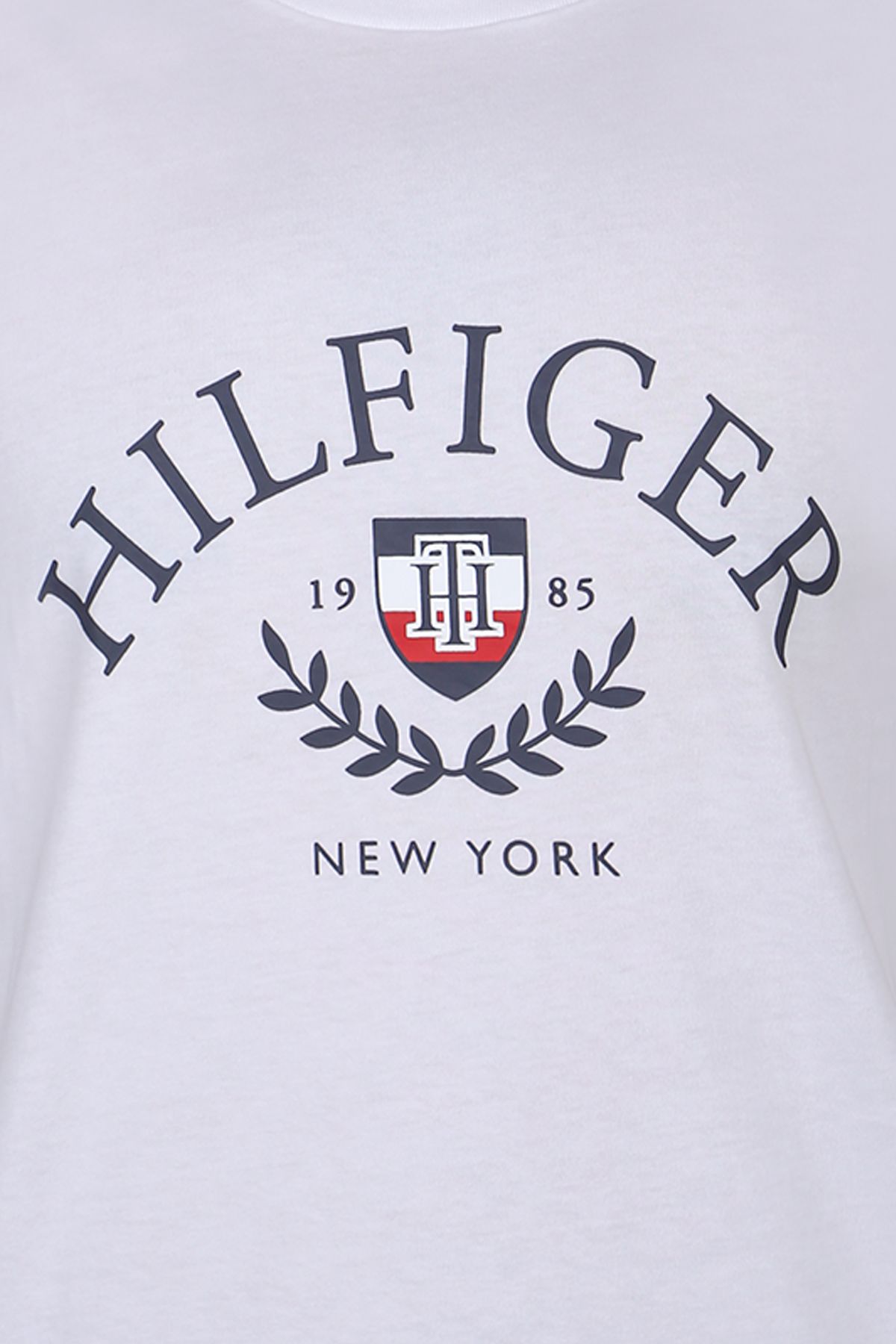 تی شرت سفید مردانه T 100 اورجینال Tommy Hilfiger