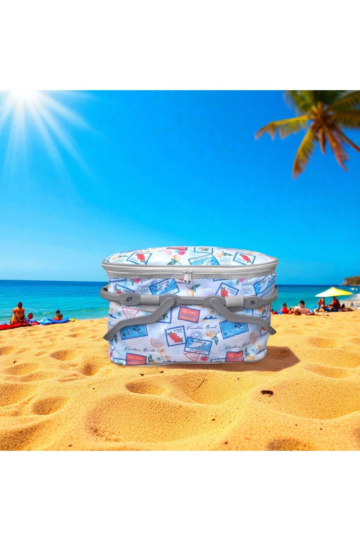 Next Craft Plaj Piknik Çantası Isı Yalıtımlı Termos Çanta Kamp Outdoor Piknik
