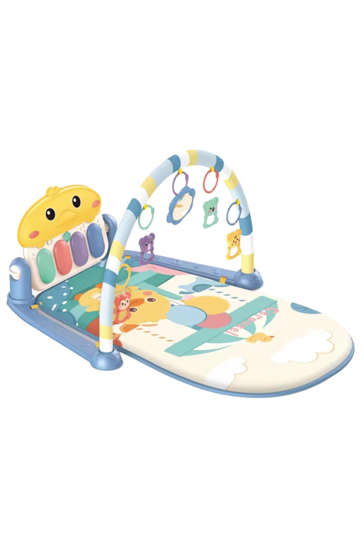 Piano Play Rug Mirrored Gymnastics Center Can Be Used in 3 Different Modes with Music