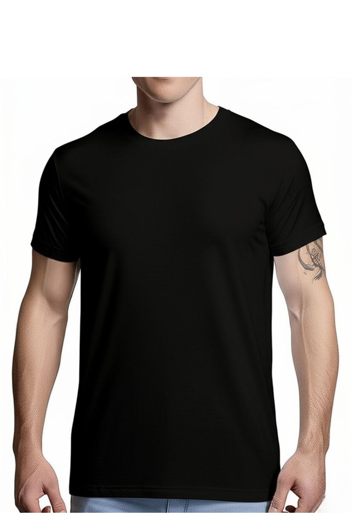 SERCEYO Erkek Bisiklet Yaka T shirt