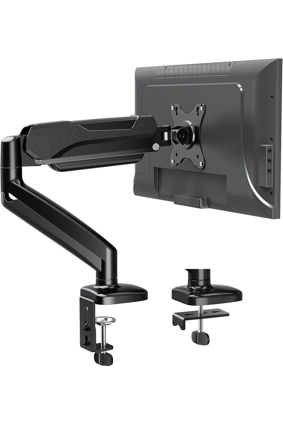 FlashHawk-Single Monitor Arm, Gas Spring Adjustable Ergonomic Computer Monitor Arm 1