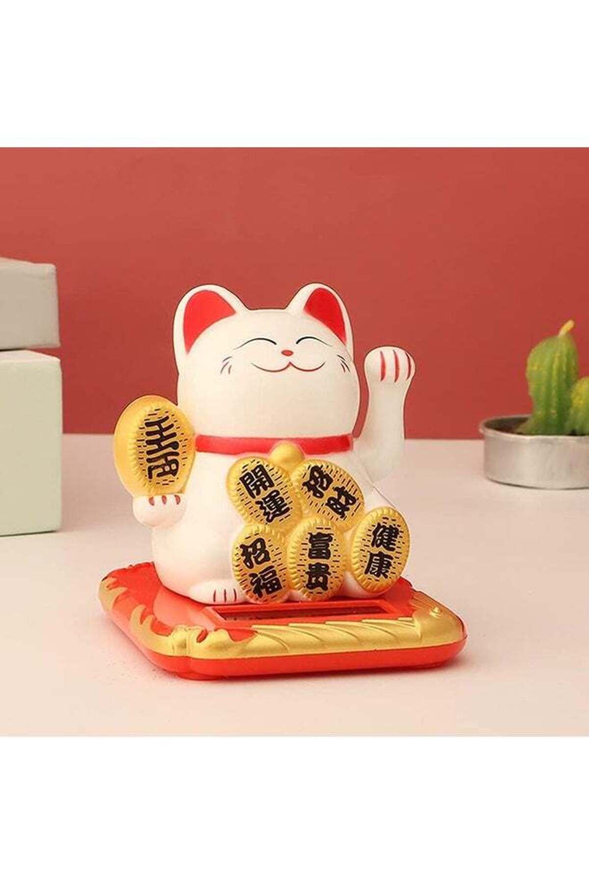 fulina-Lucky Cat Ornaments, Symbolizing Happiness, Wealth and Good Luck, Suitable for Shops and Restaurants 5