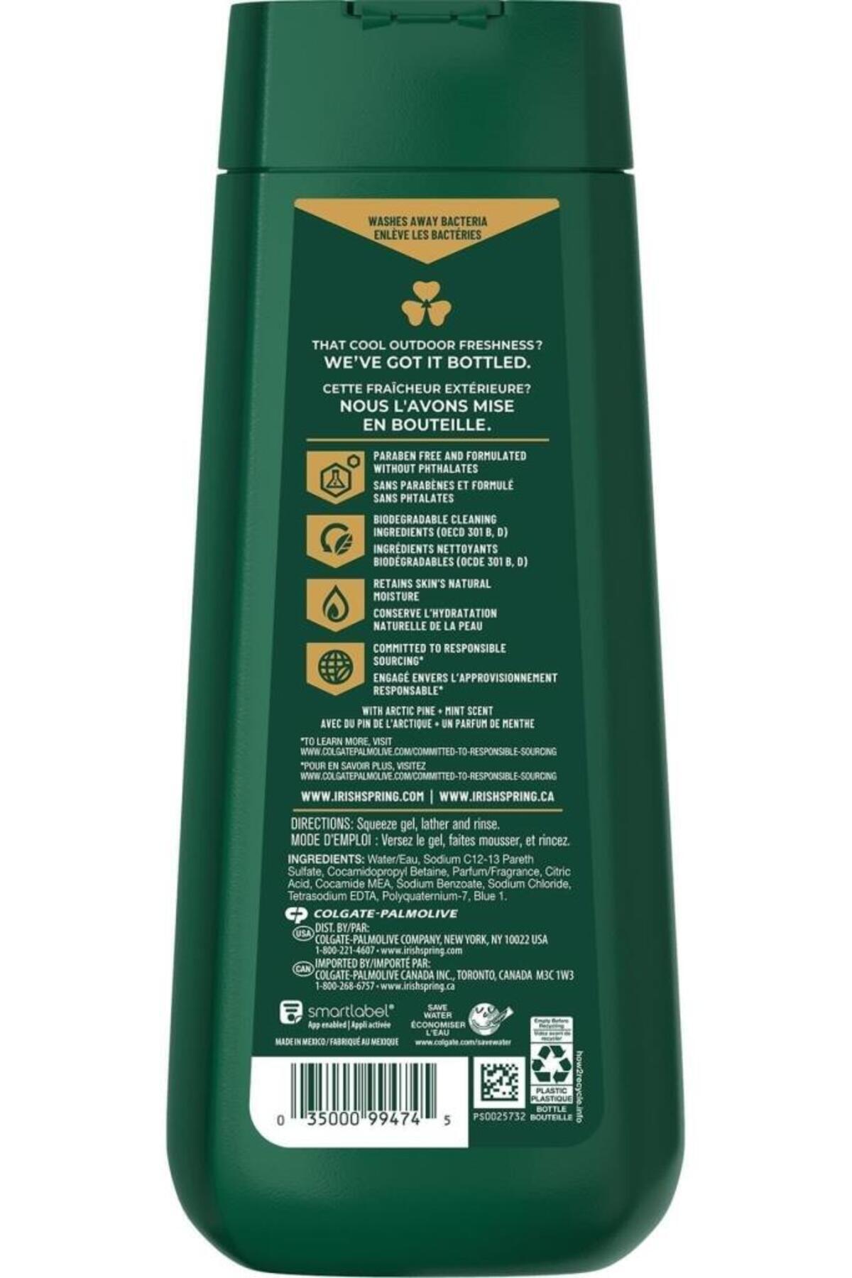 Irish Spring-Mountain Chill Face And Body Shampoo 591ml 2