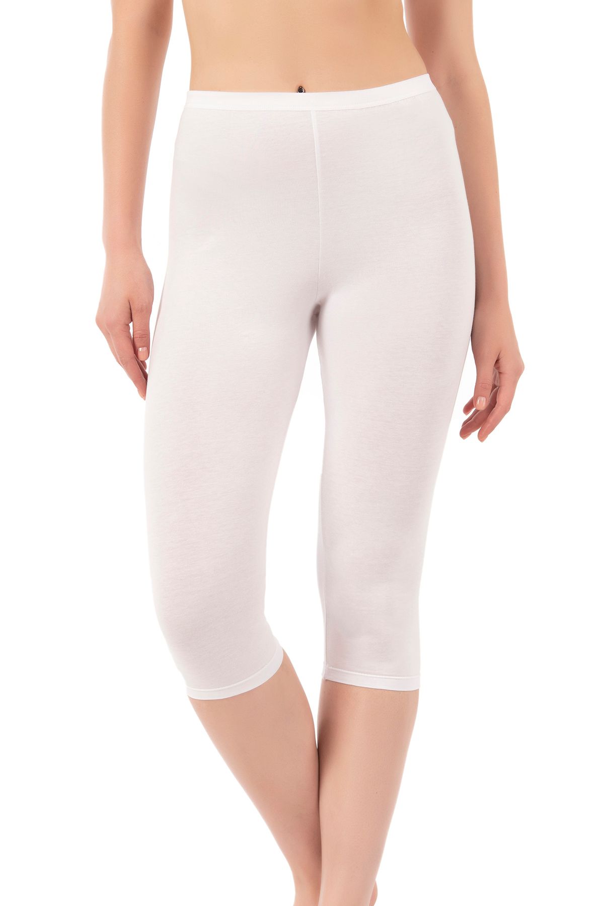 ÖZKAN underwear-Özkan 0458 Pachet de 2 femei 95% bumbac Lycra țesătură jerseu simplu Negru Alb Culori mixte Elastic Confortabil Yu 5