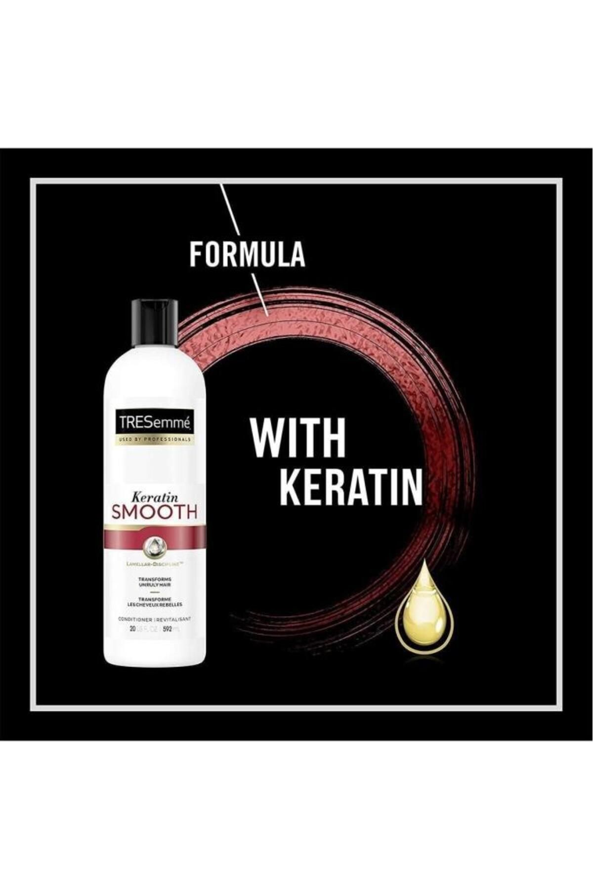Tresemme-P/c Keratin Smooth Curly Hair Curl Conditioner 592ml 4
